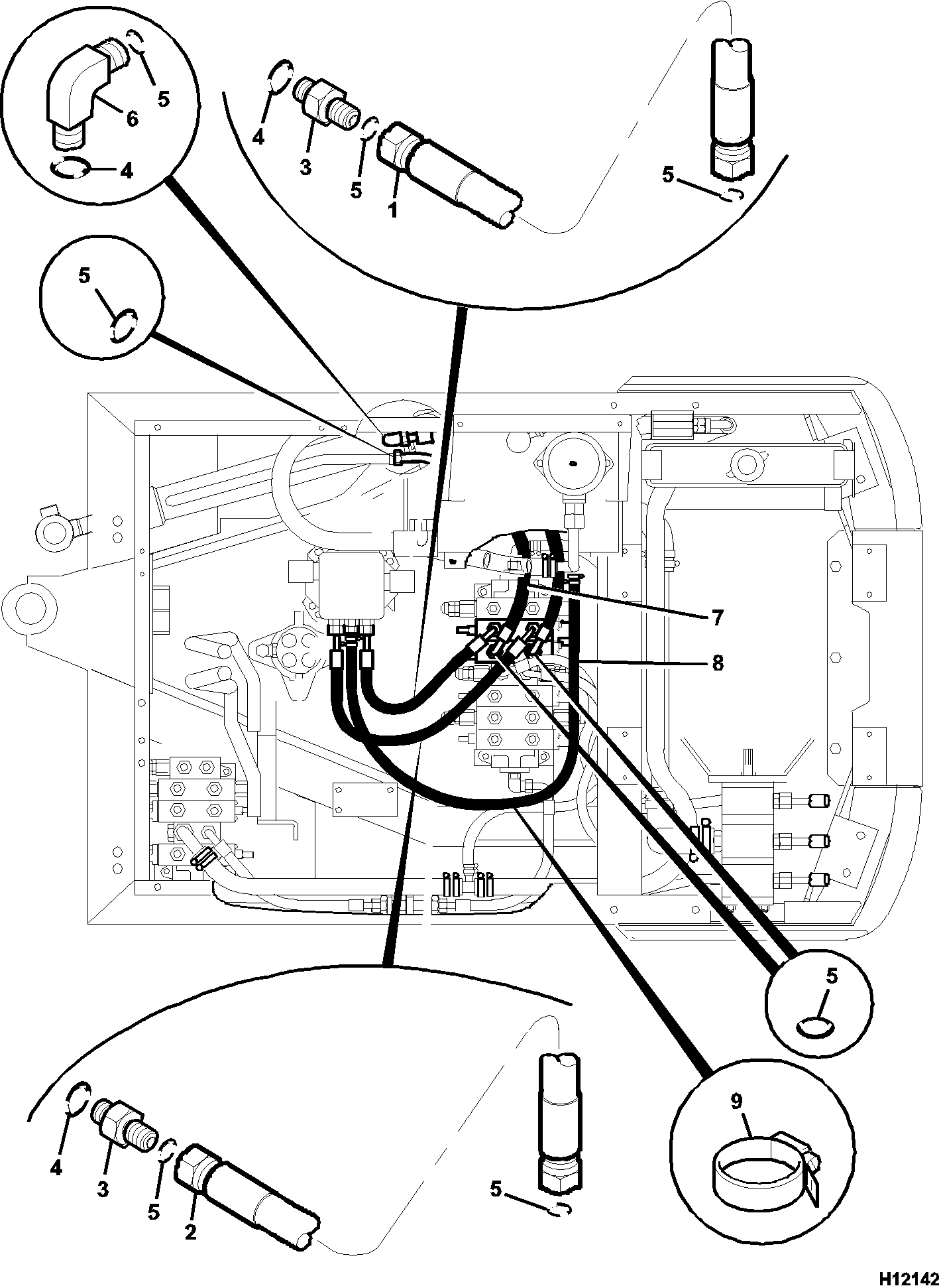 Шланг 759/00300 JCB