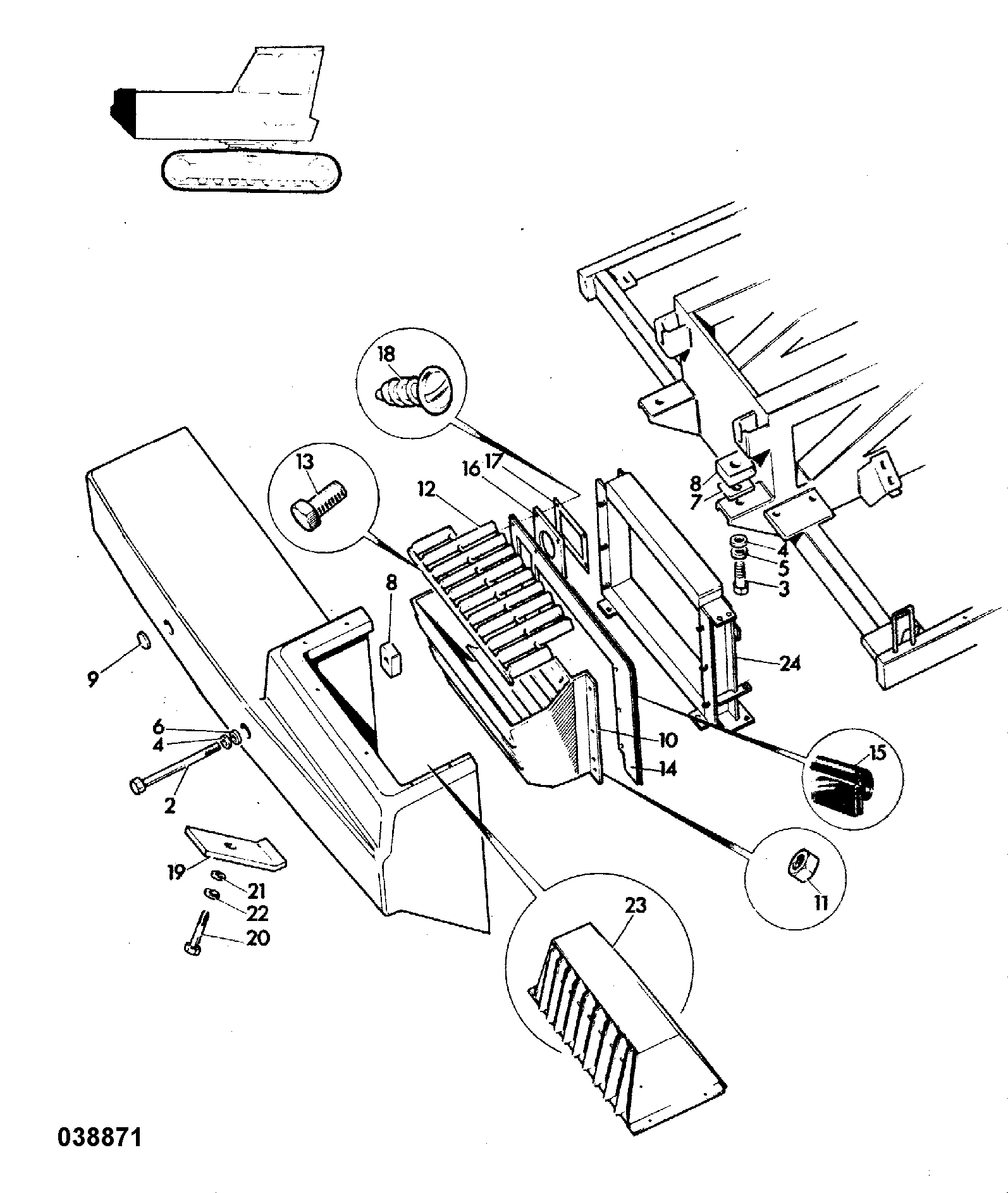 Планка G45/6 JCB