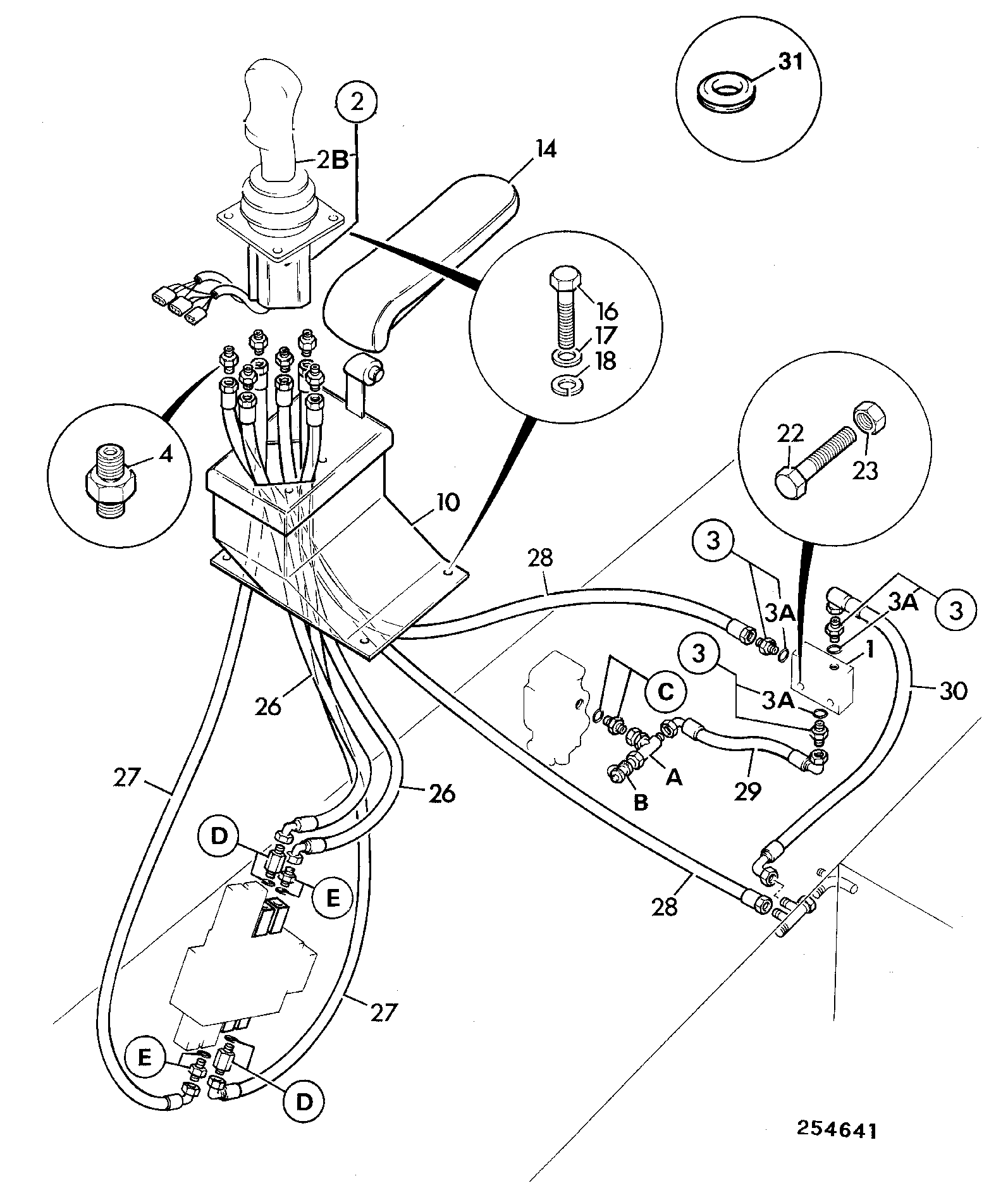 Рычаг 267/49500 JCB