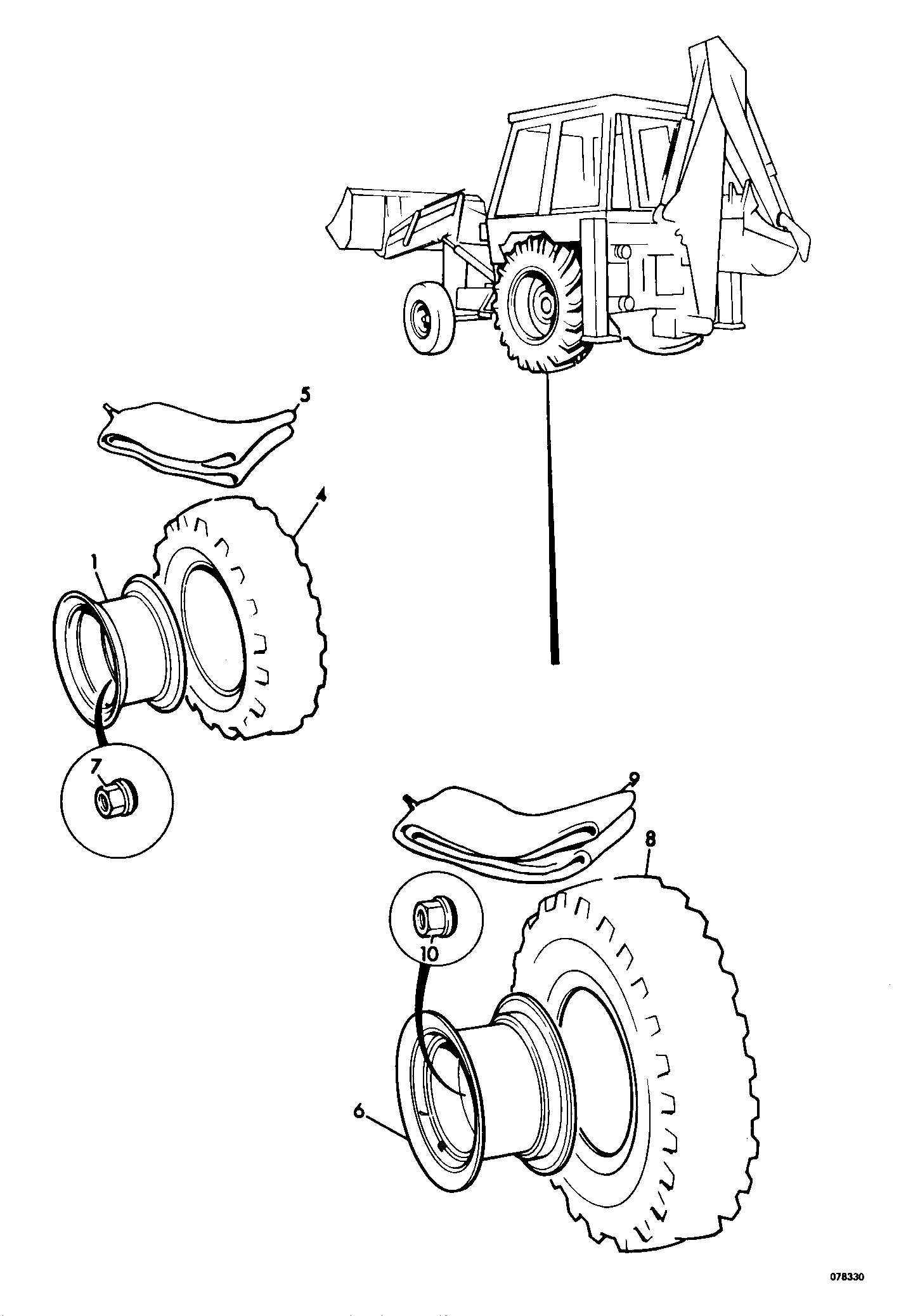 трубка 832/00007 JCB