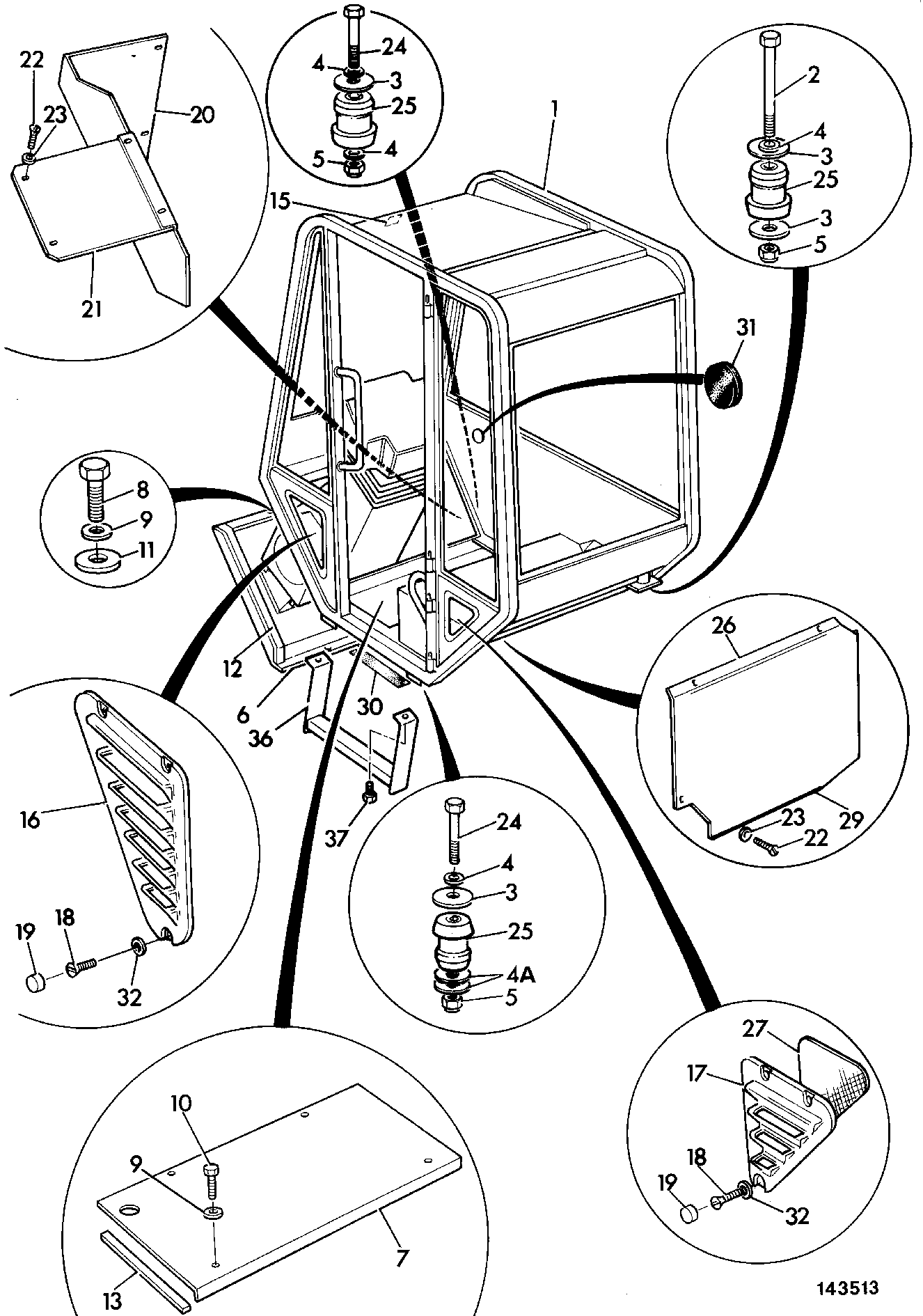 болт 1315/3720Z JCB