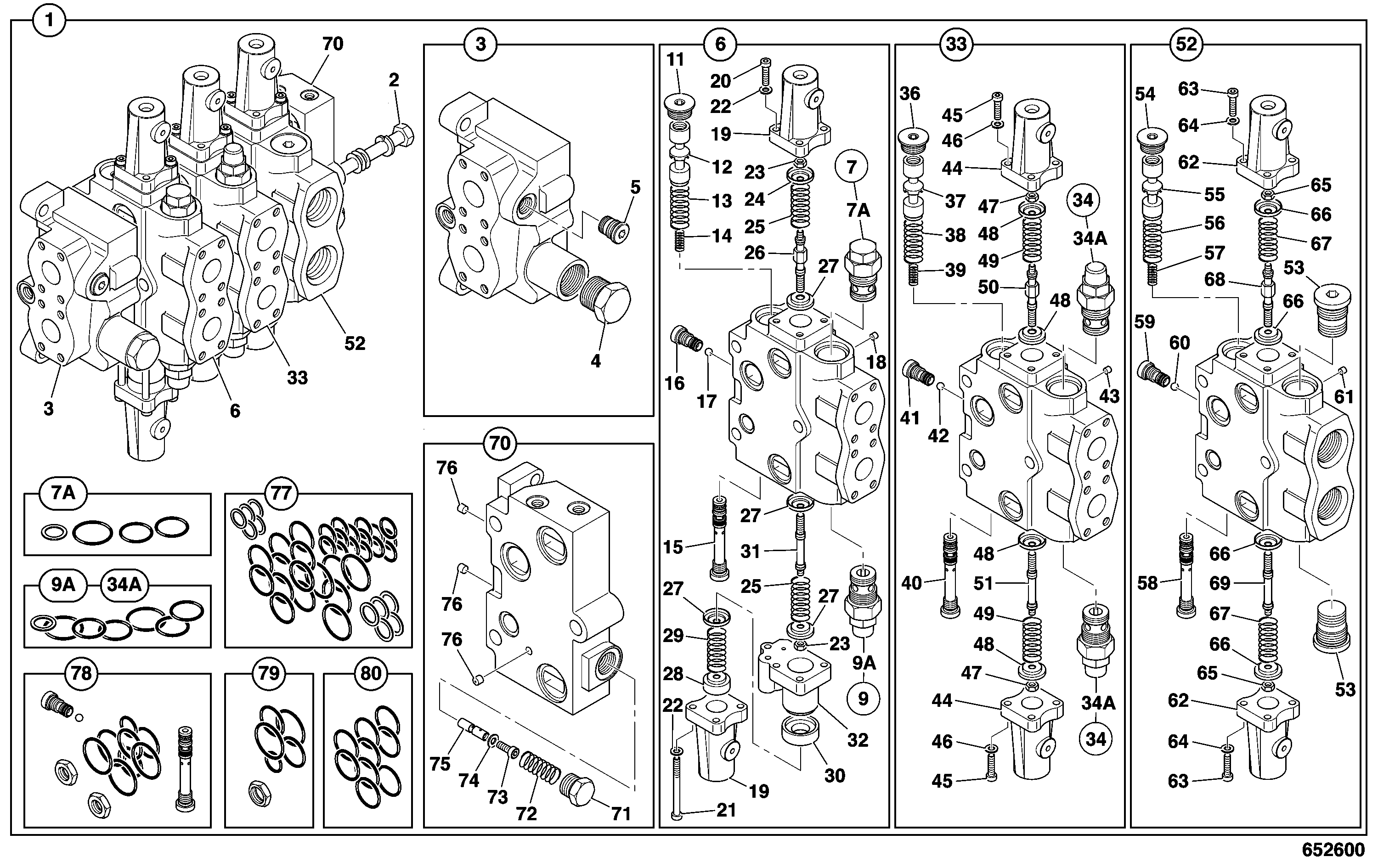 Клапан 25/987600 JCB