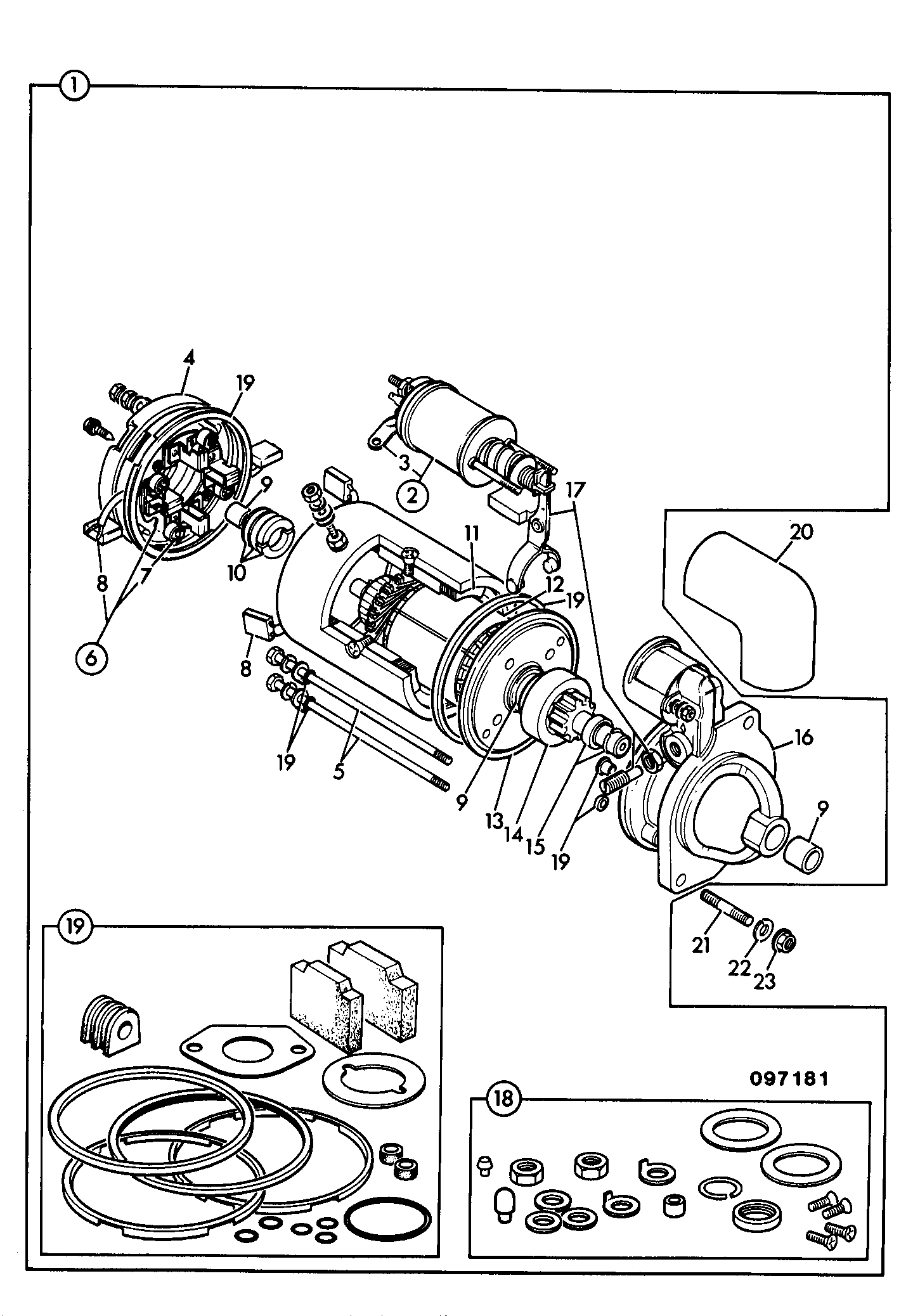 Комплект-щётка 714/14203 JCB