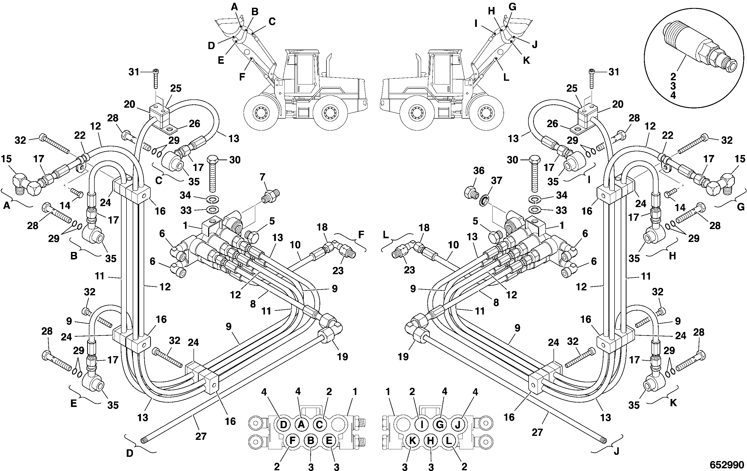 Шланг 983/11023 JCB