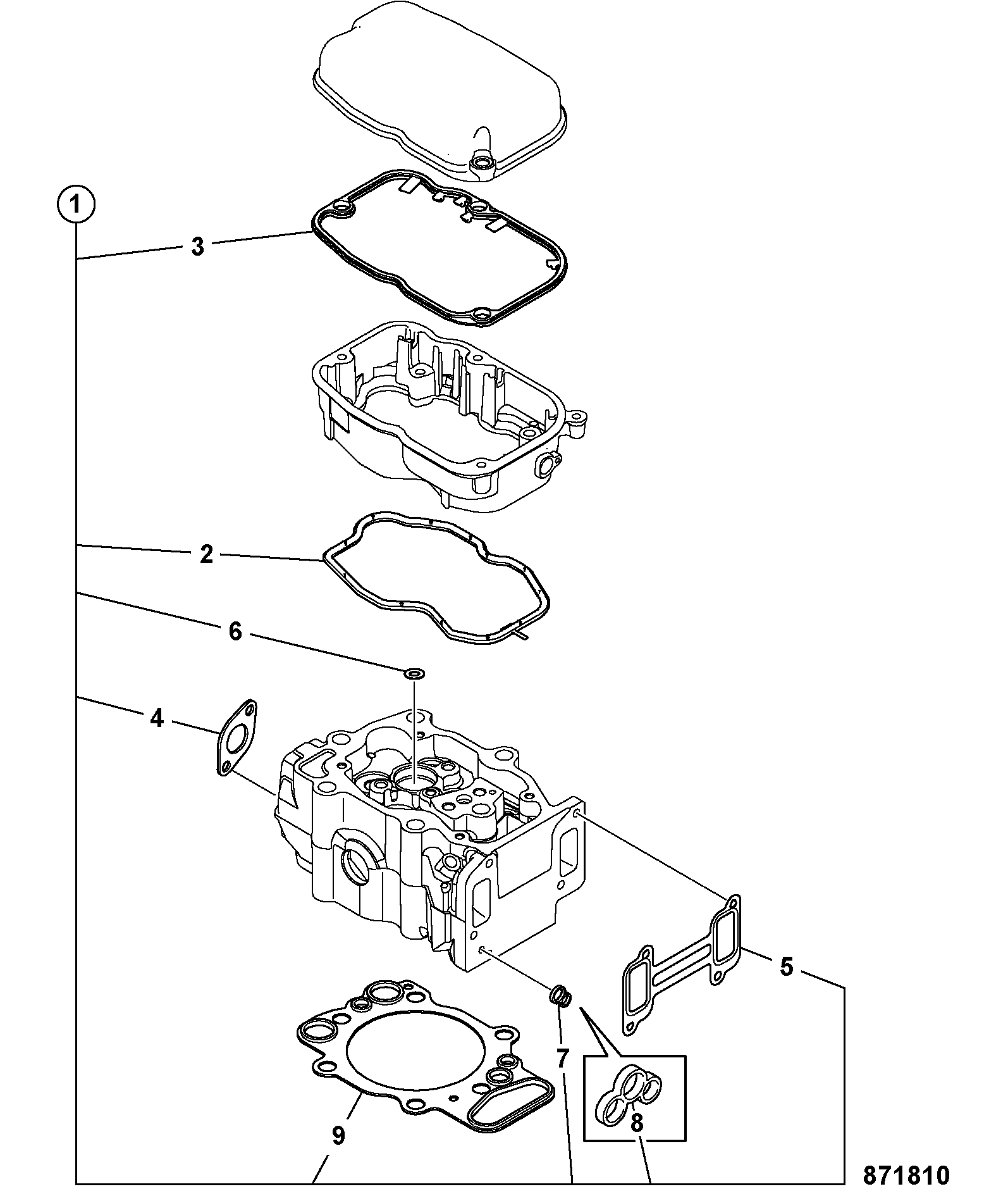 Прокладка SC1390883 JCB