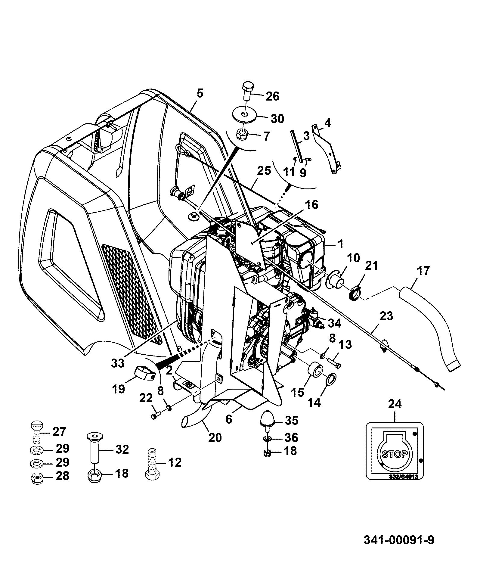двигатель 01/145396 JCB