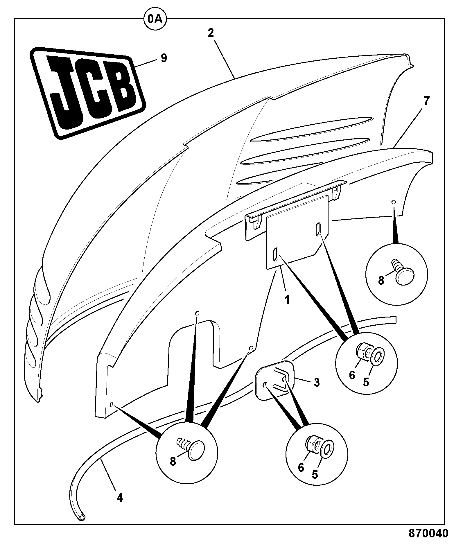 Петля 238/11328 JCB