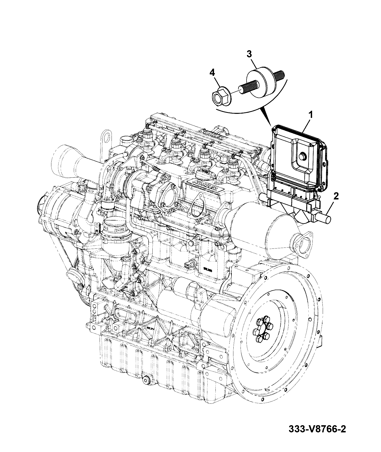 Блок управления 333/V8756 JCB