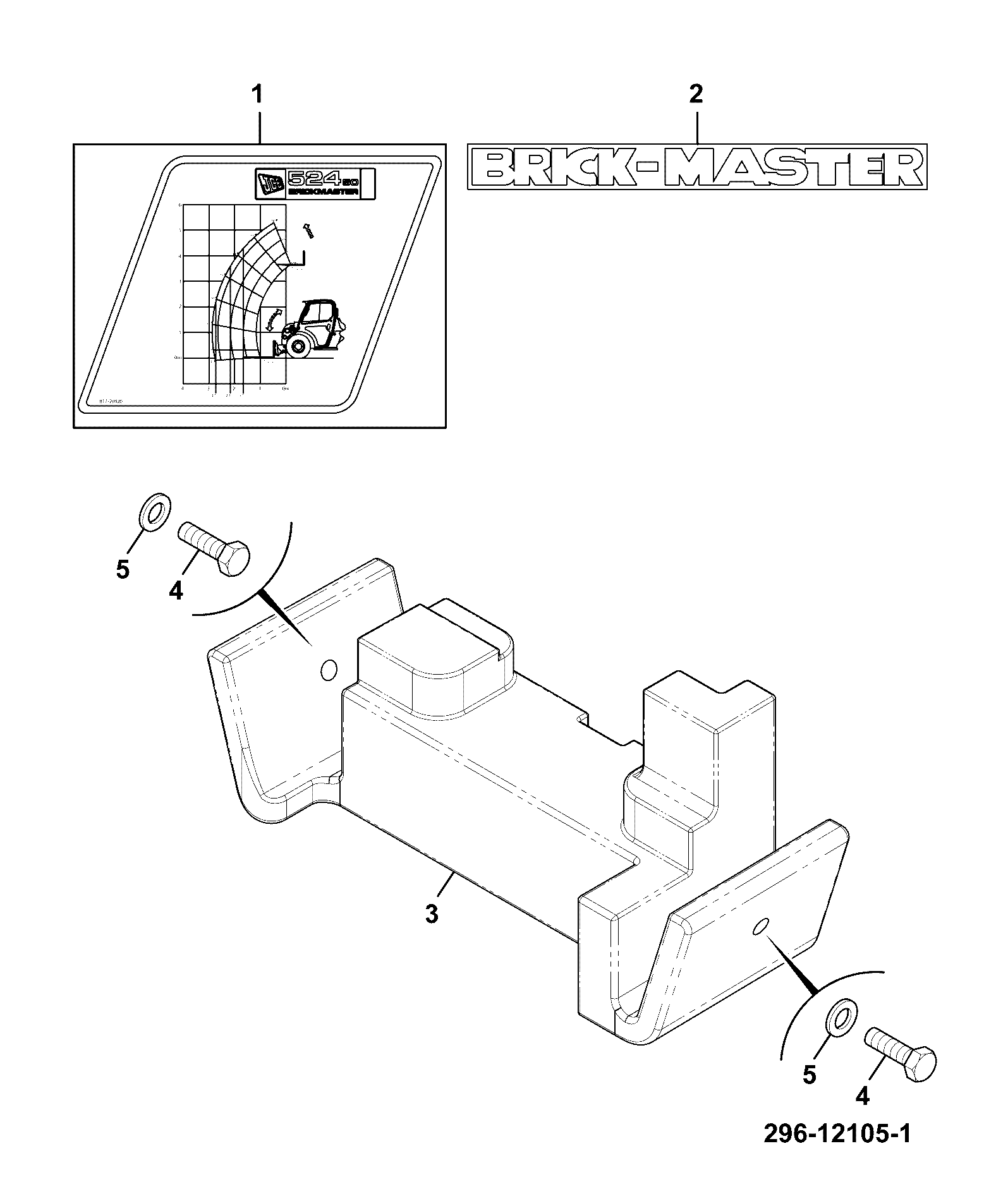 Наклейка 817/20420 JCB