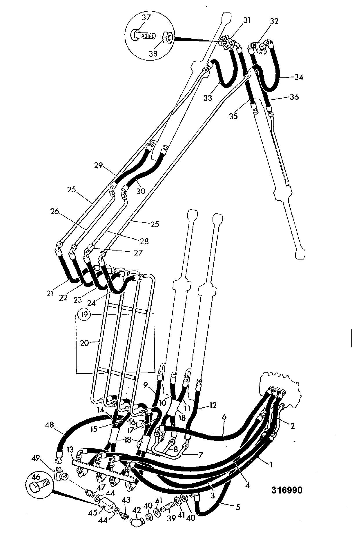 Переходник 816/00308 JCB