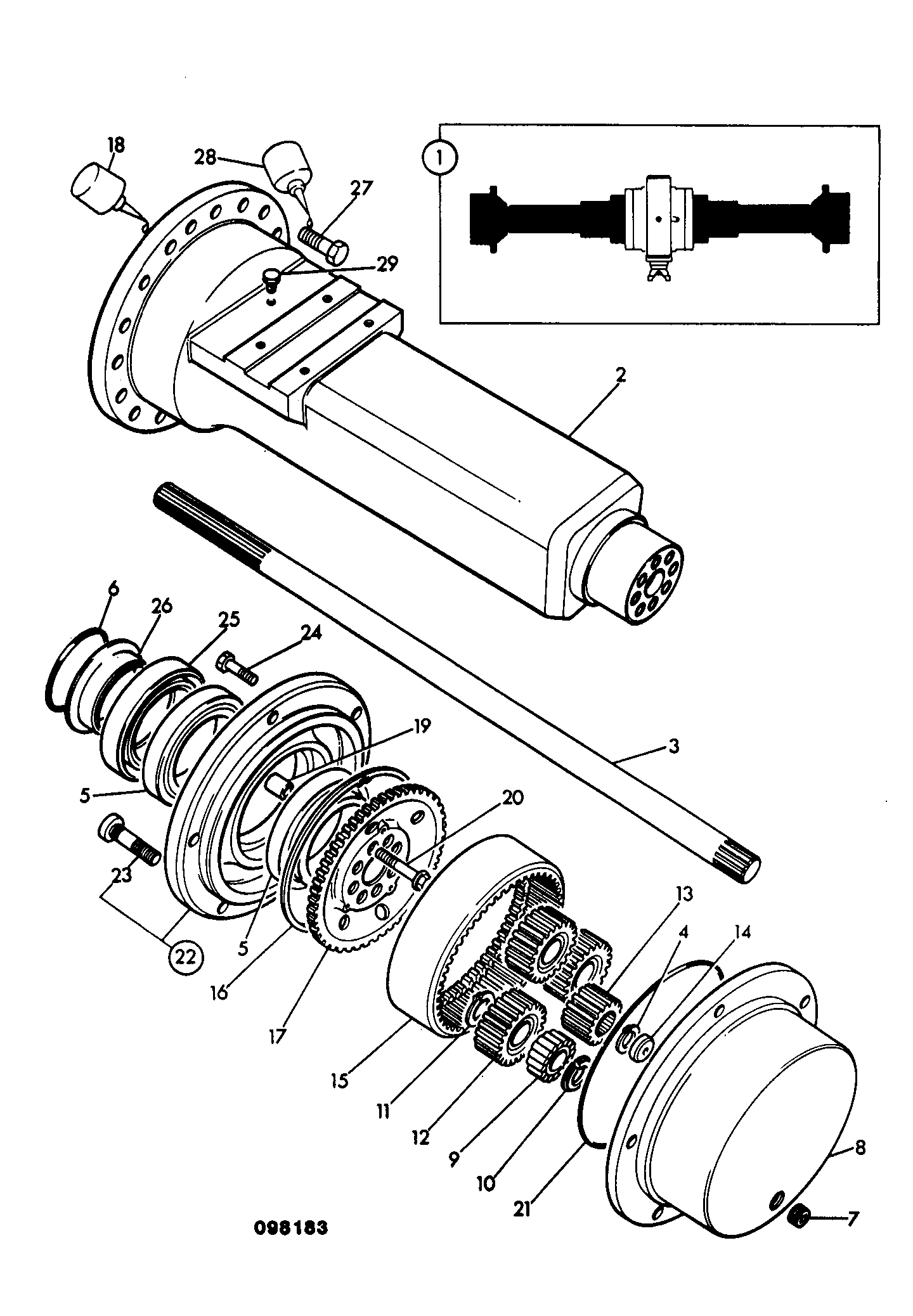 Мост 450/12800 JCB