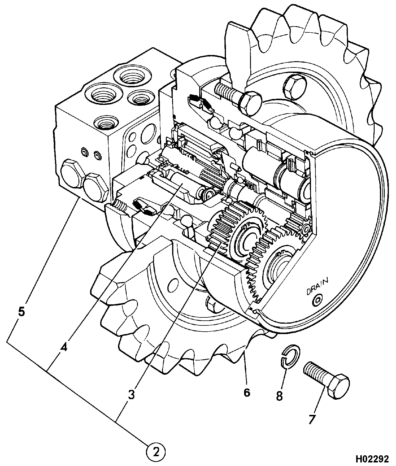 Мотор 20/905600 JCB
