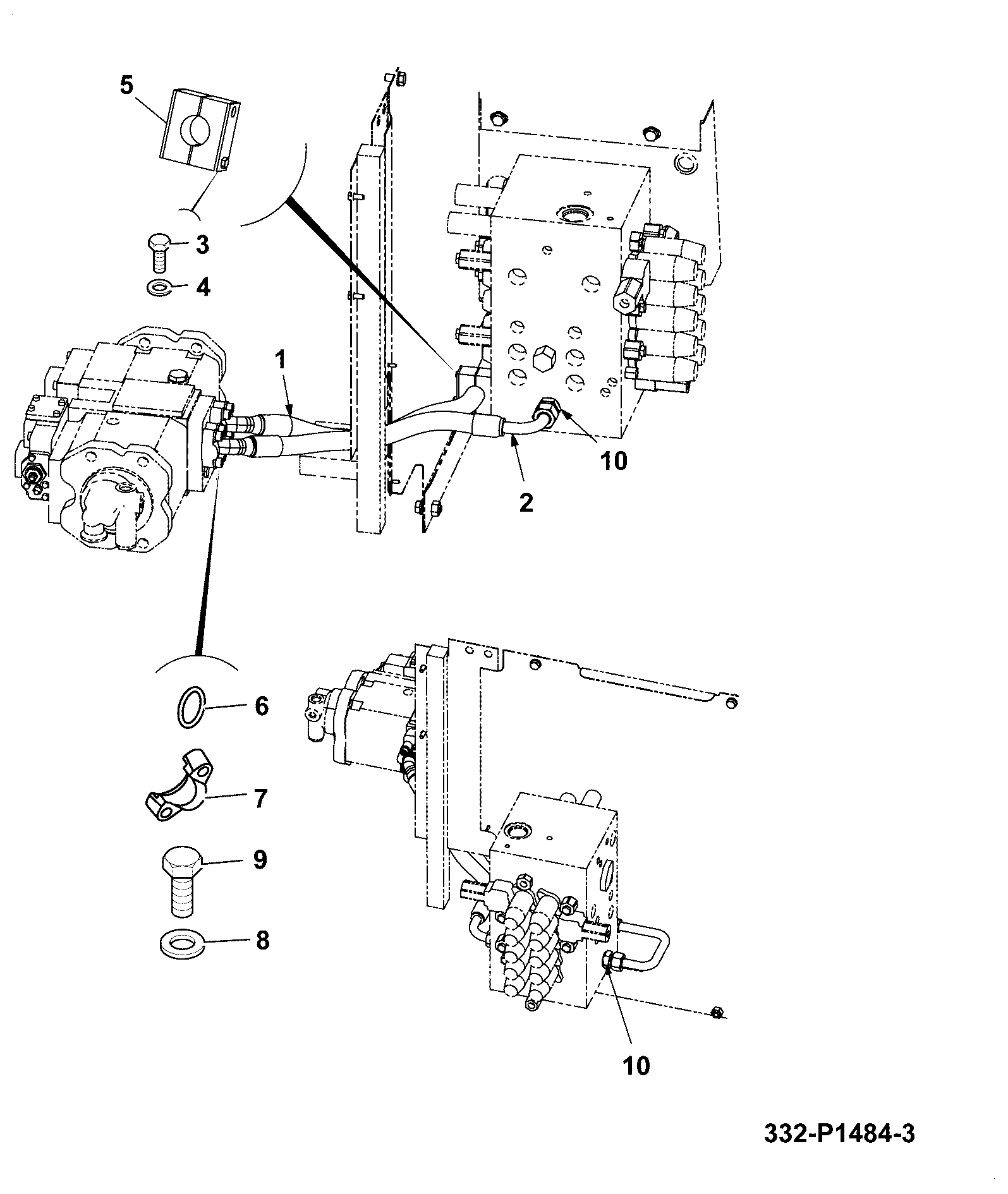 Шланг 627/10484 JCB