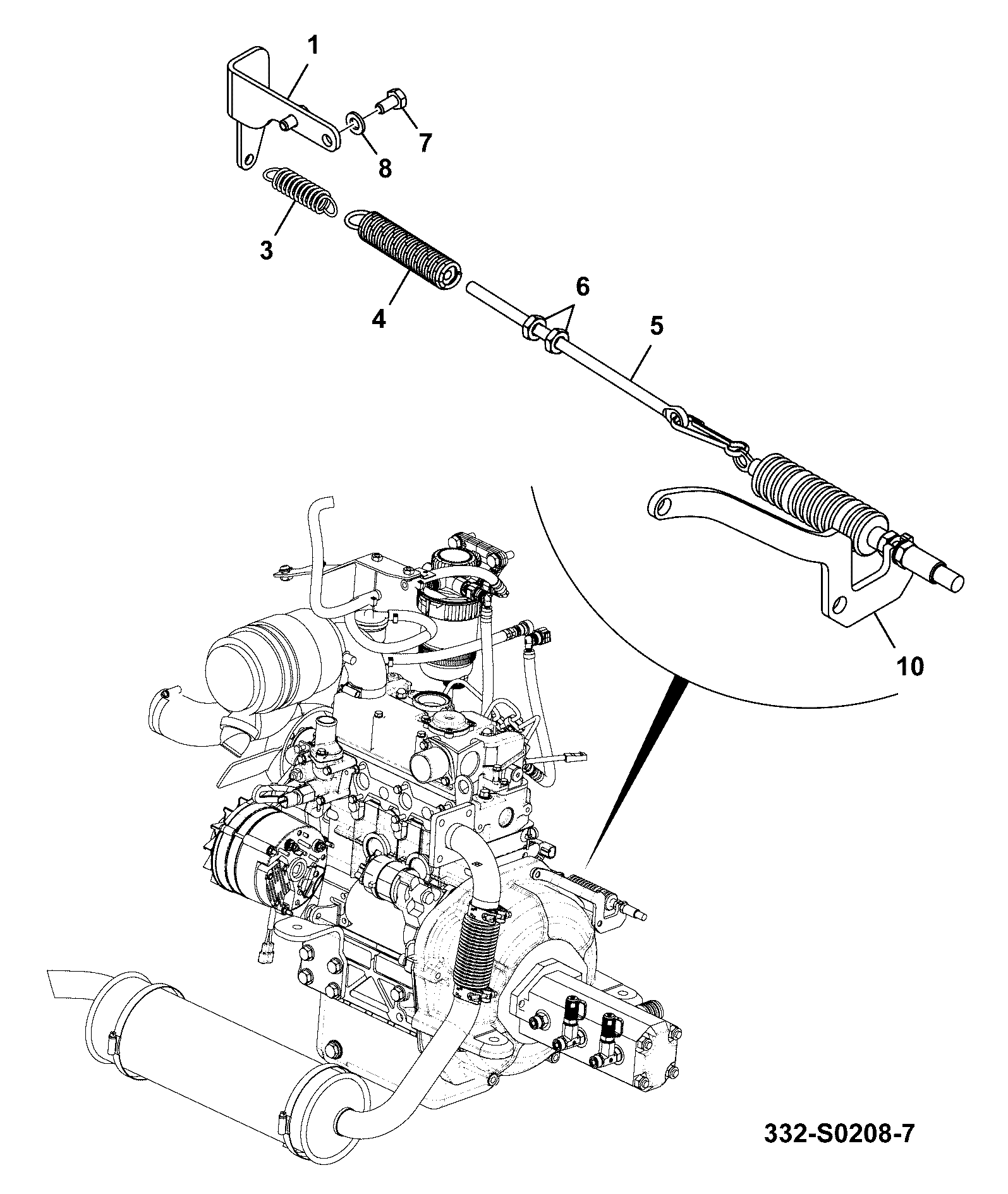Дроссель 333/T9939 JCB