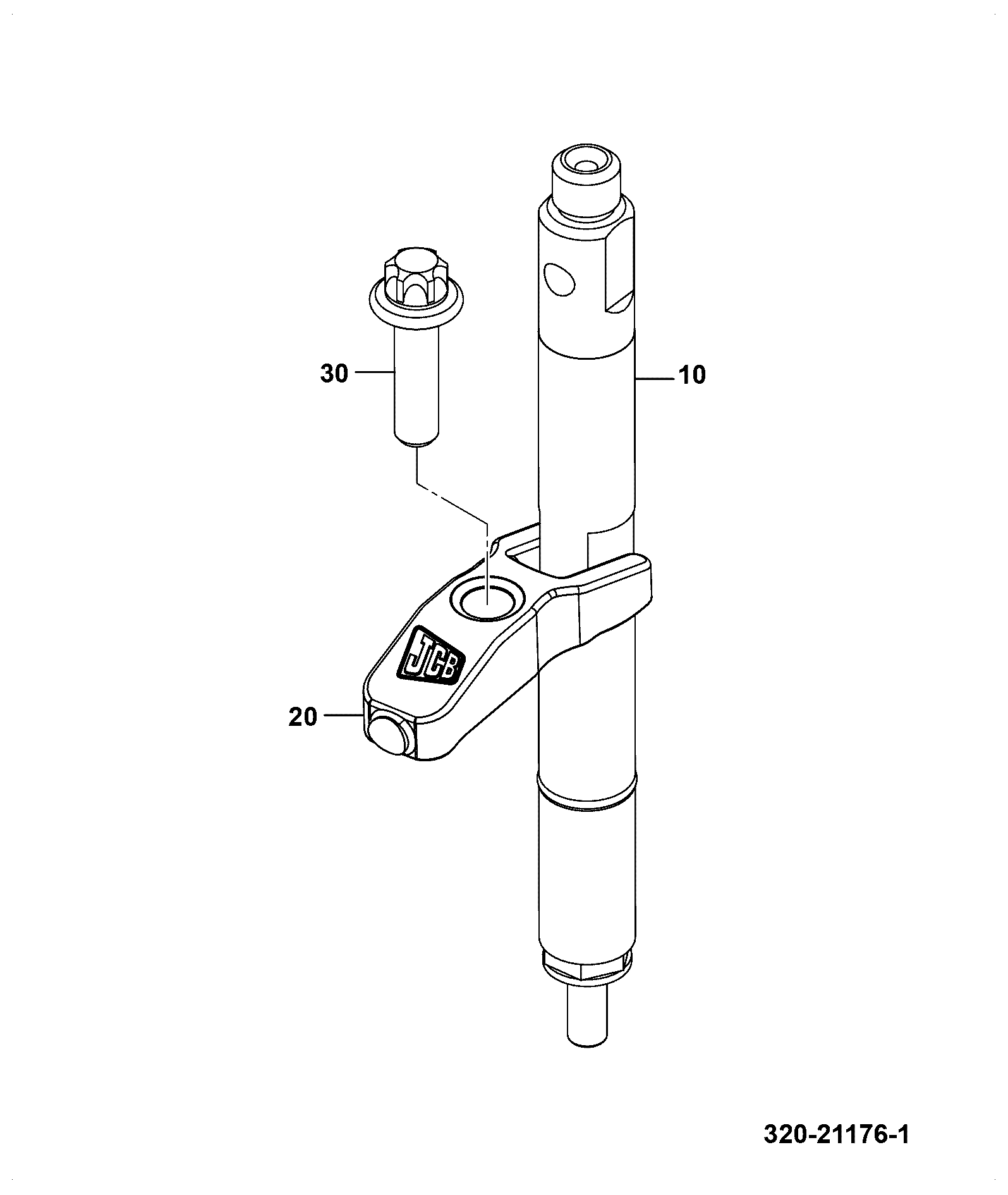 Форсунка 320/06912 JCB