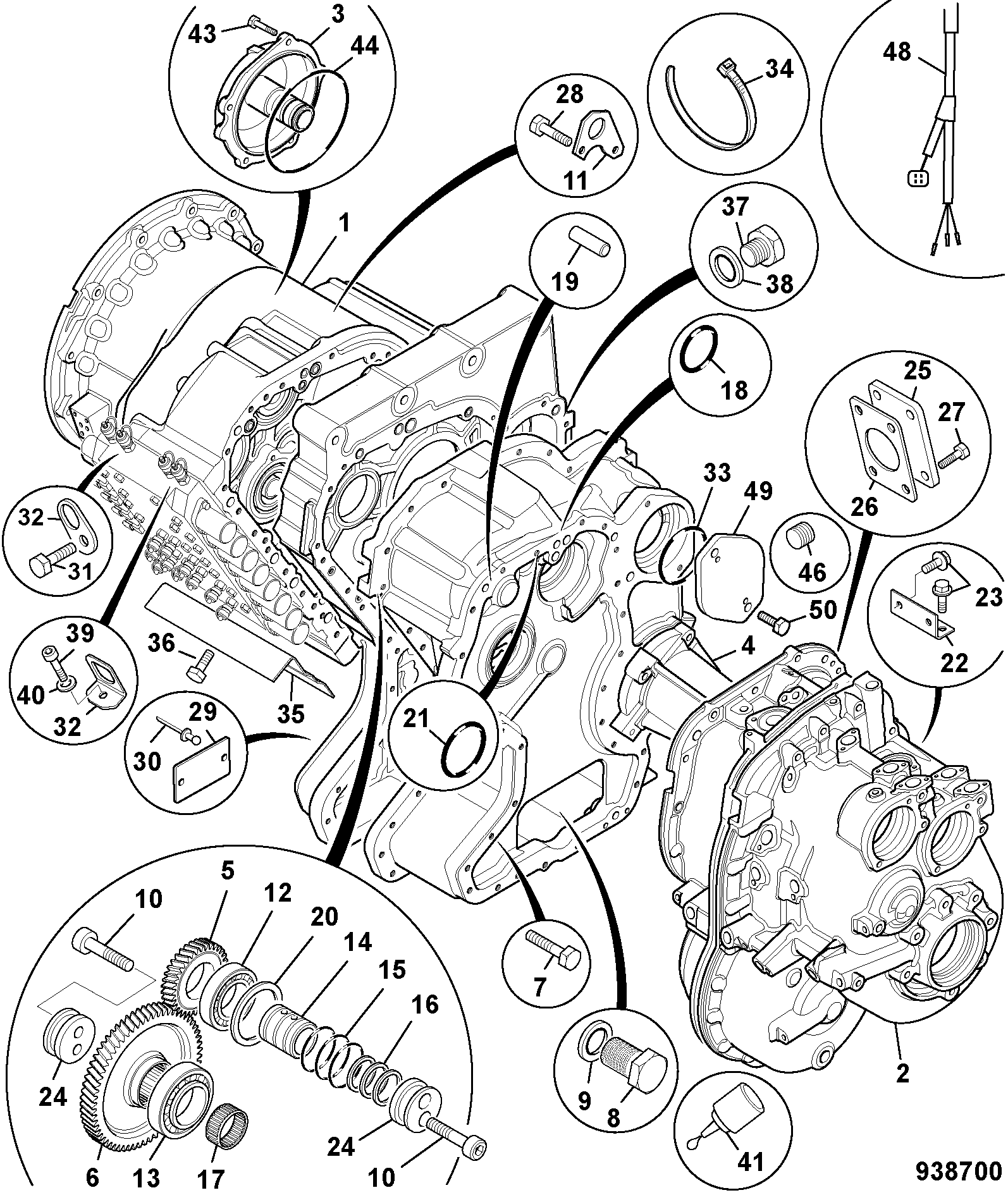 Коробка передач 430/M0619 JCB