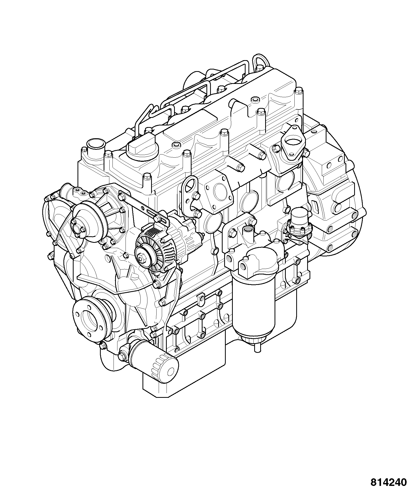 двигатель 321/10002 JCB