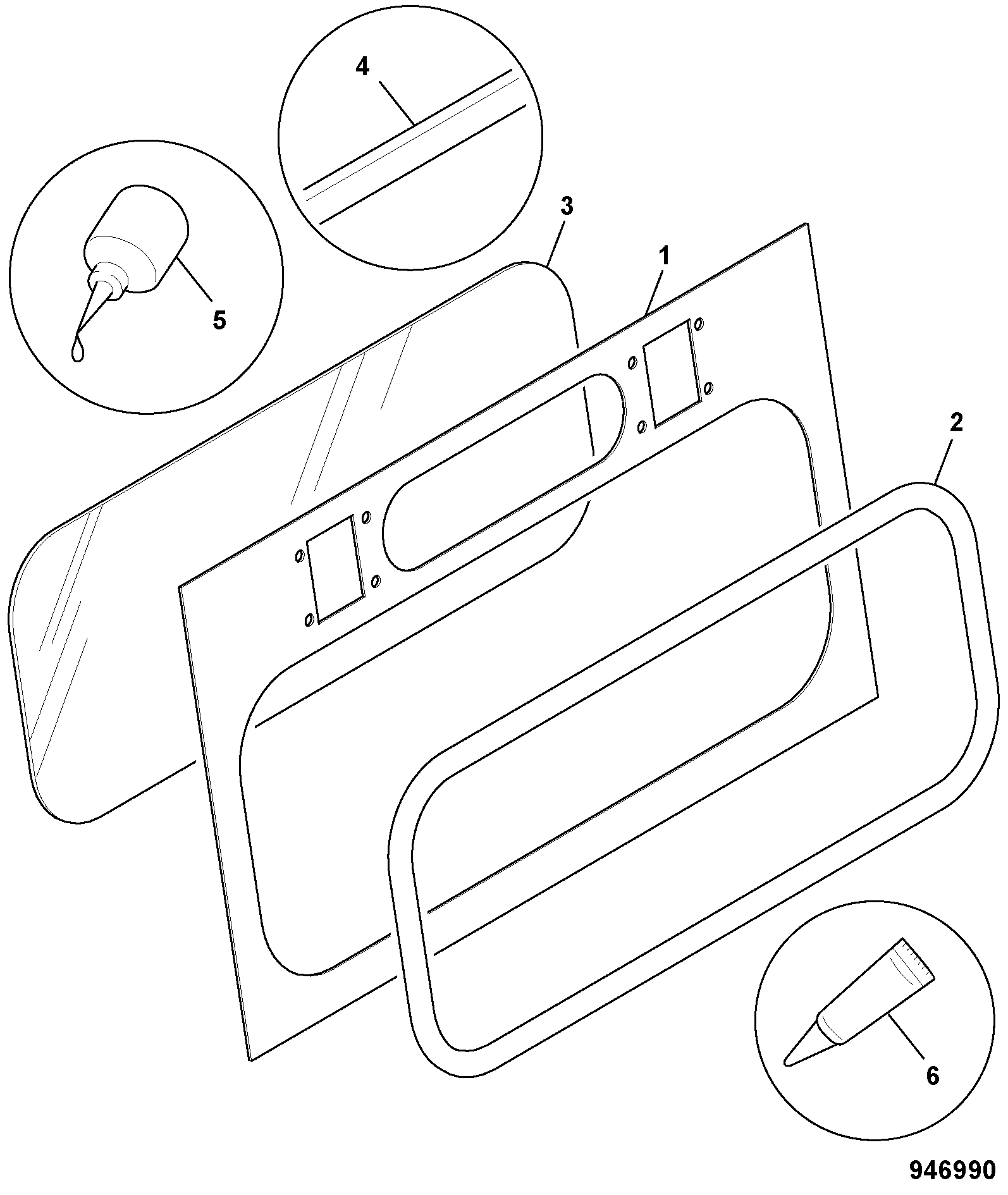 Уплотнение 332/R9526 JCB