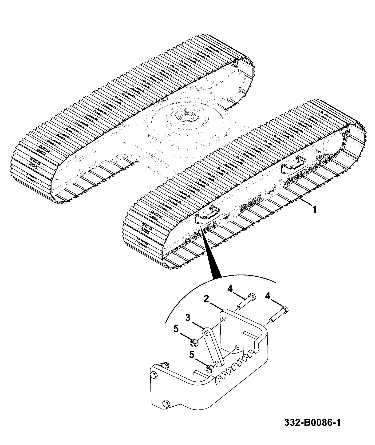 Ступенька JBA0200 JCB
