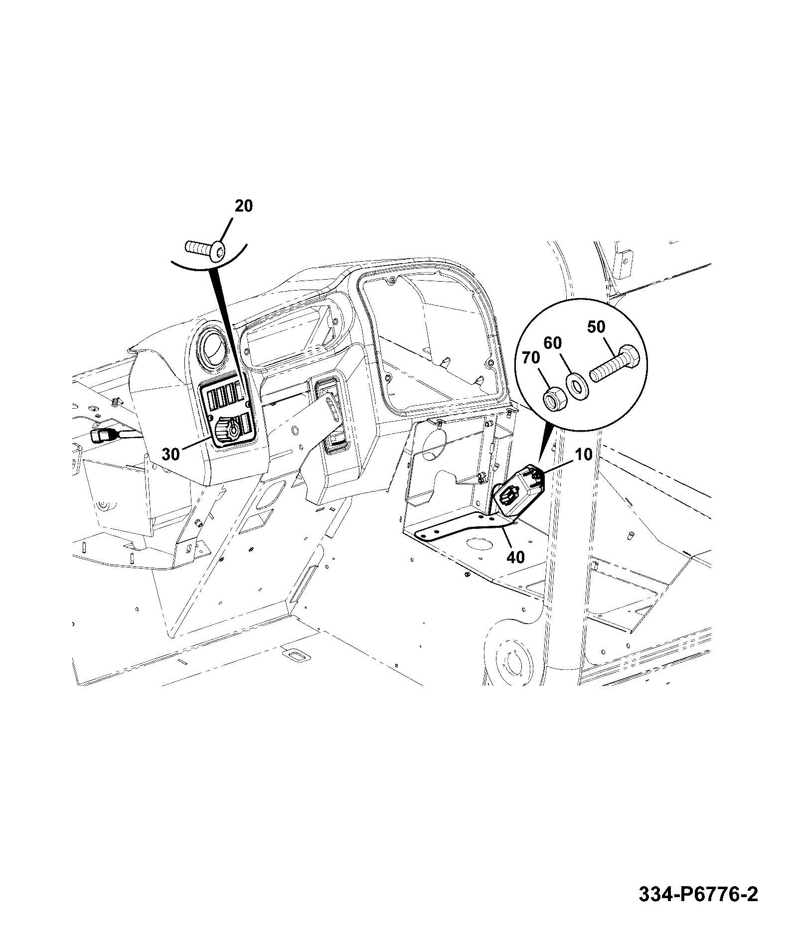 Панель 333/D3416 JCB