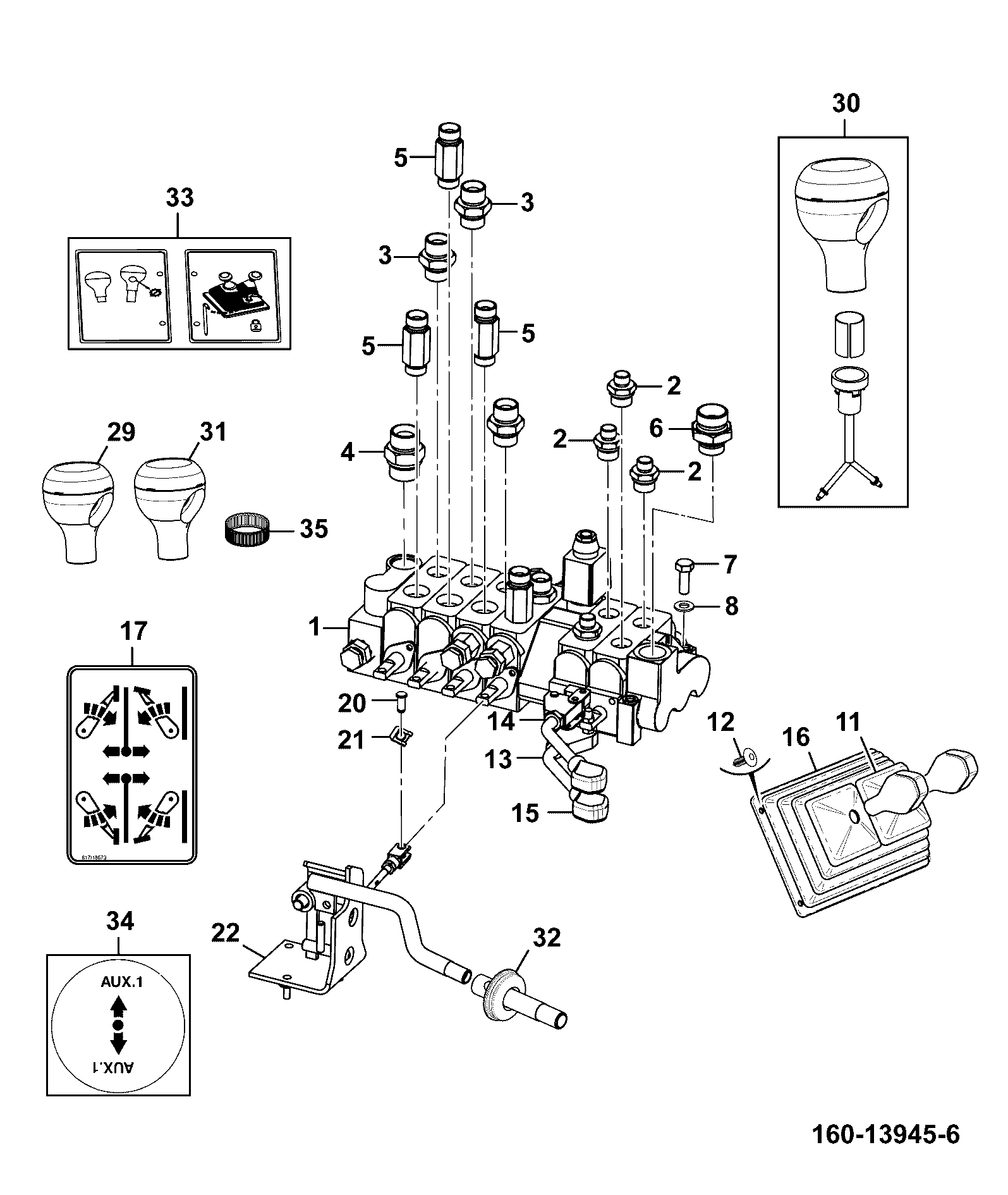 Рычаг 332/P0322 JCB