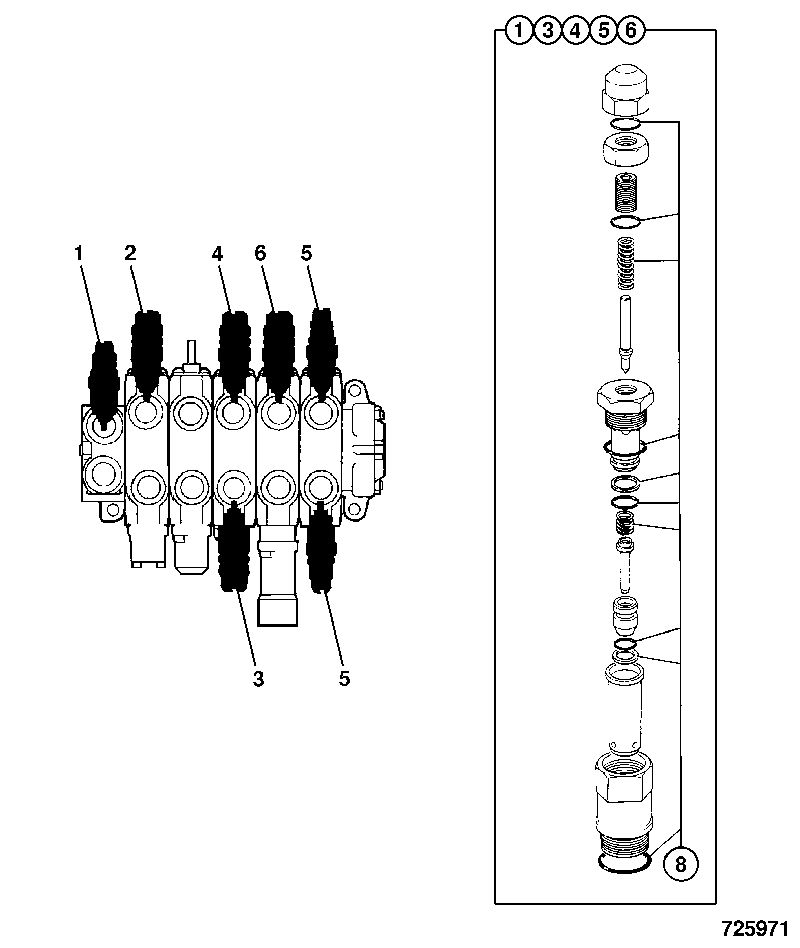 Клапан 25/222393 JCB