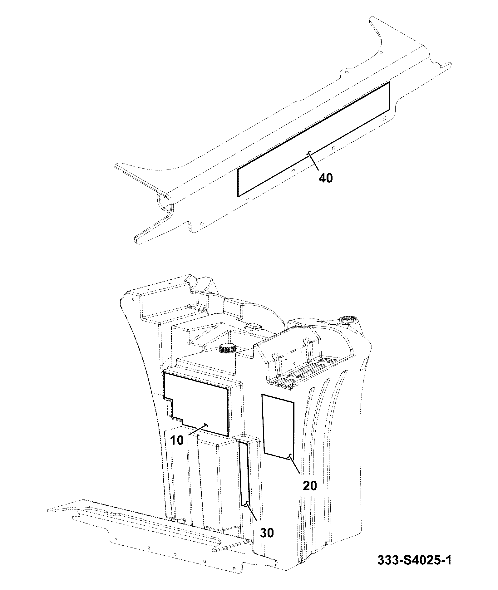 Коврик 333/S3994 JCB