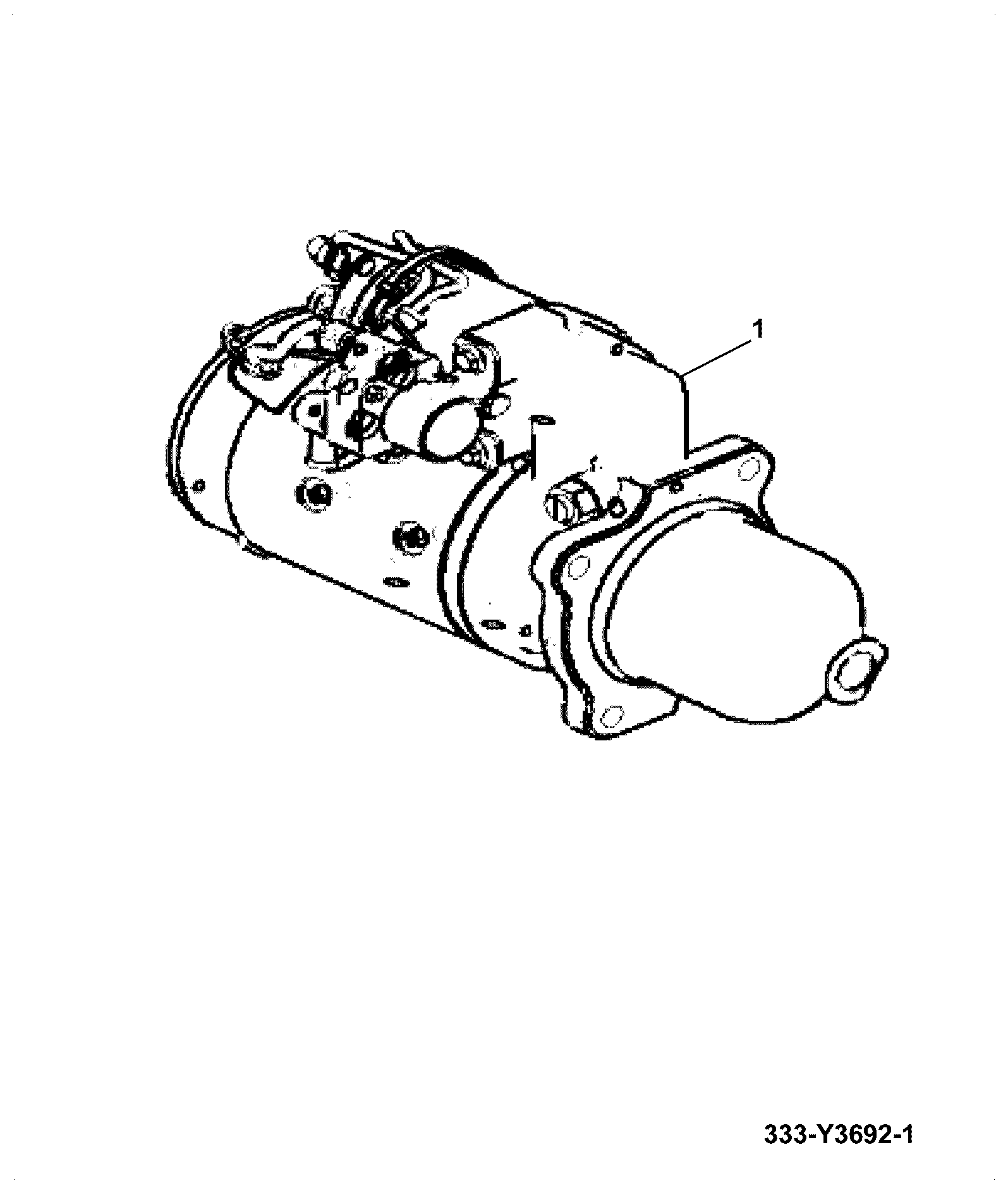 Мотор 333/Y3692 JCB
