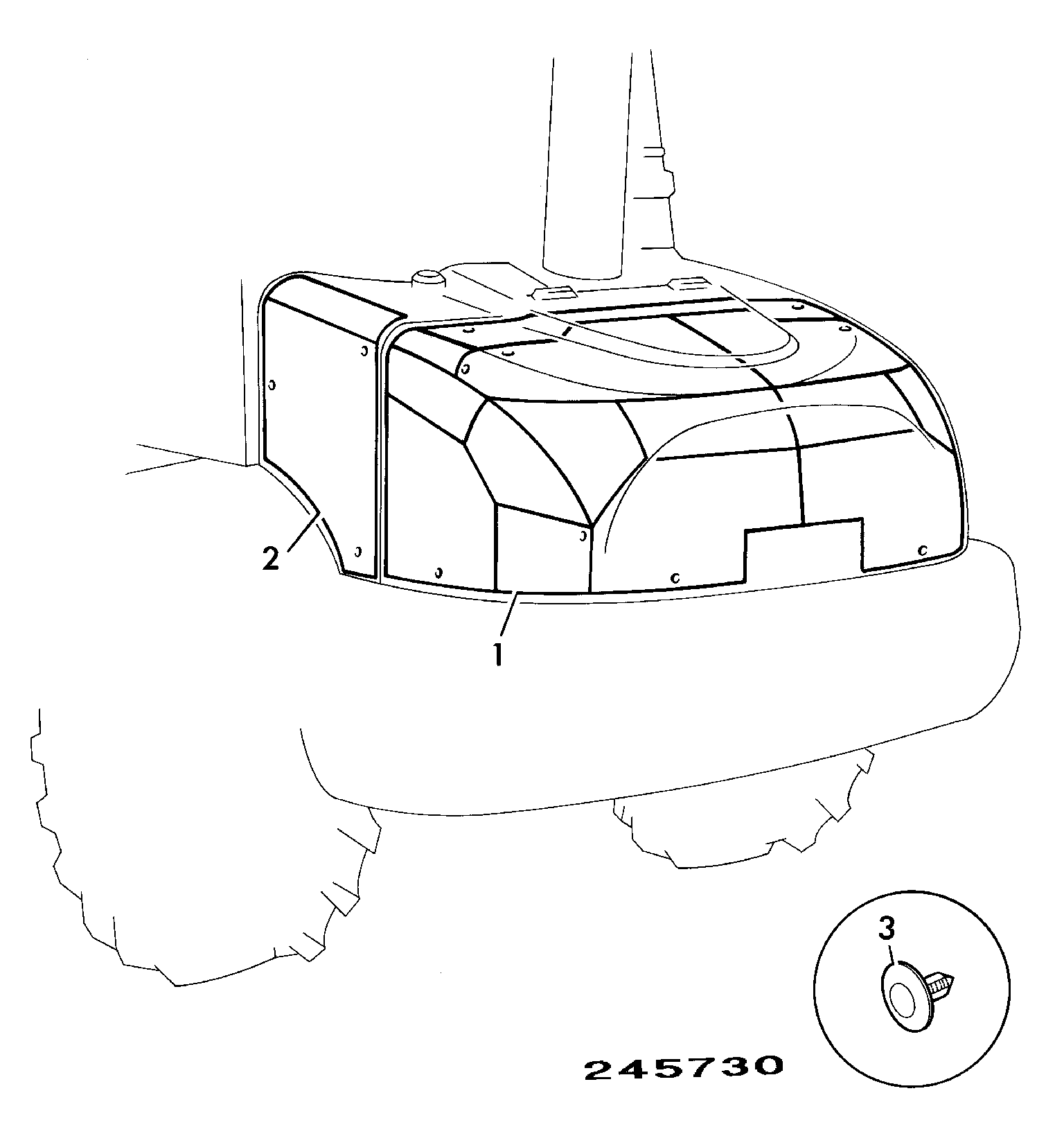 Панель 274/00534 JCB