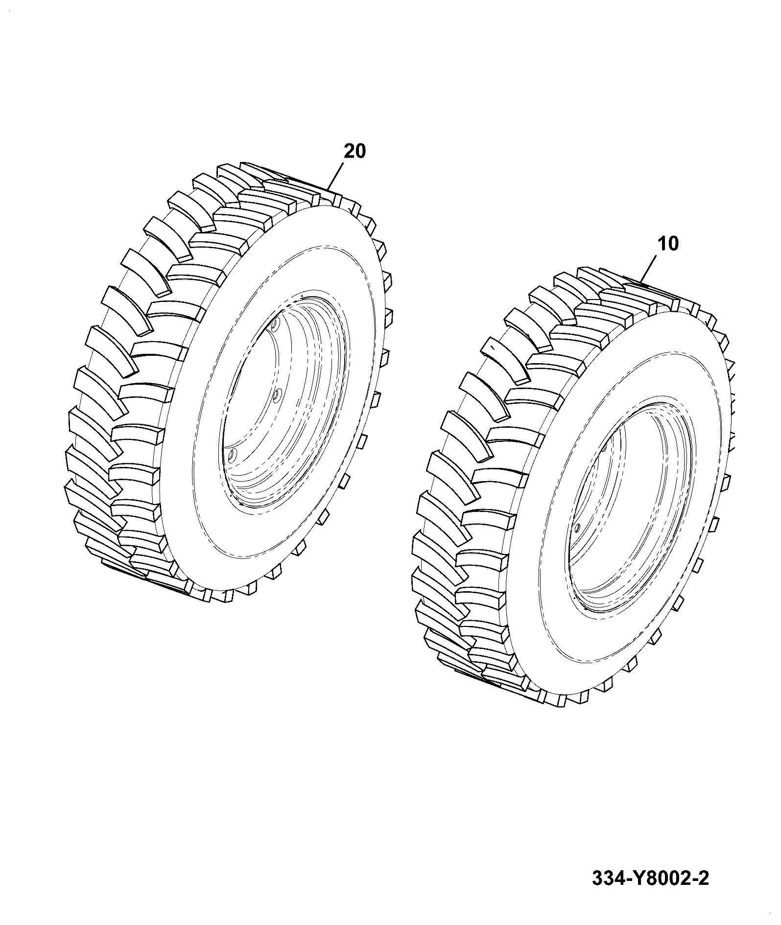 Колесо 335/H6180 JCB