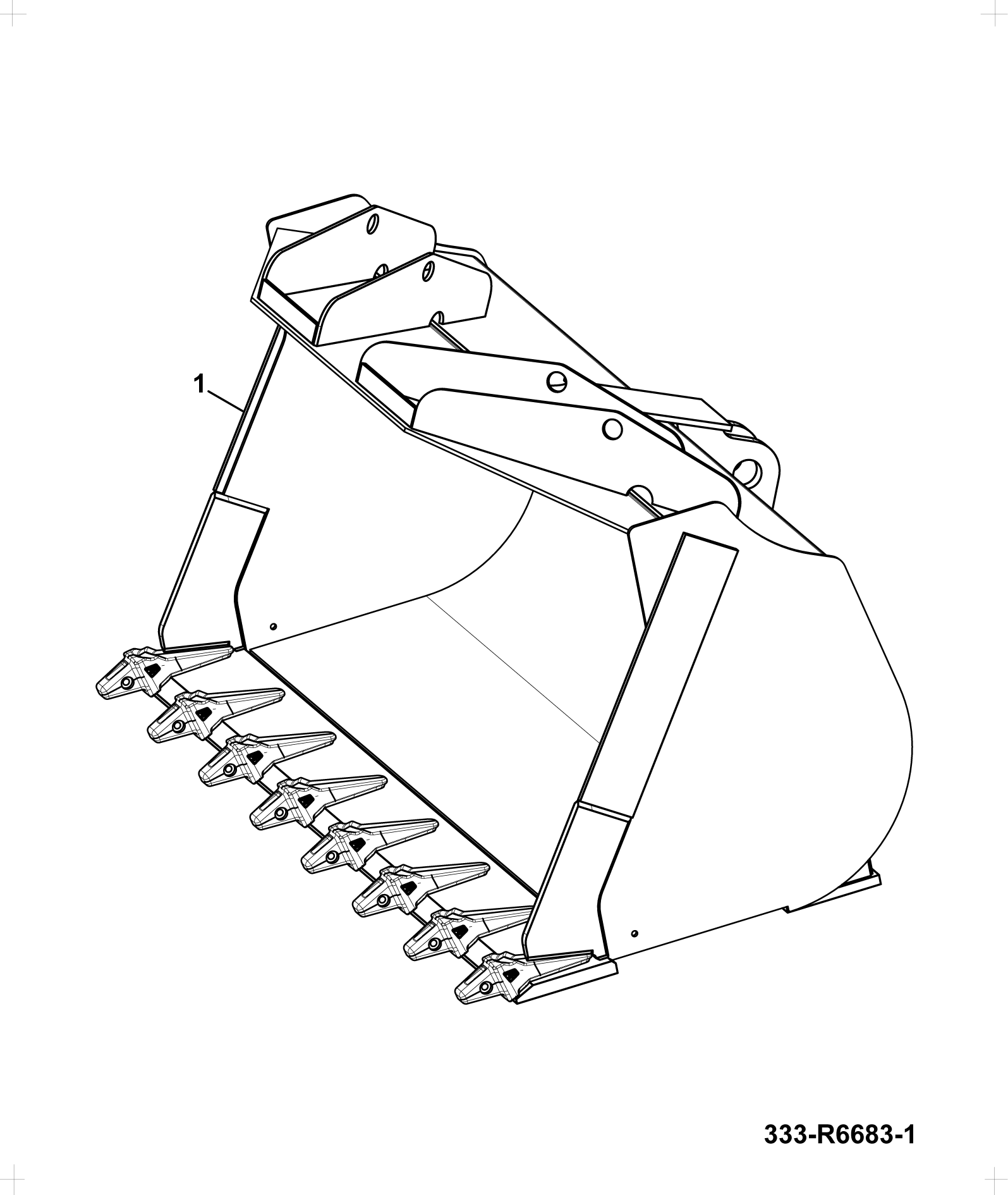 Ковш 333/R6683 JCB