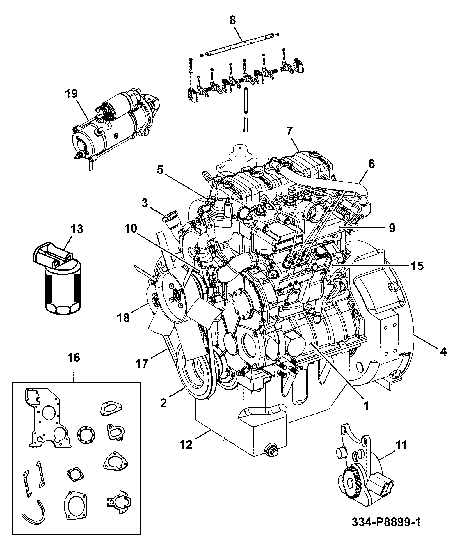 Фильтр 335/C2797 JCB
