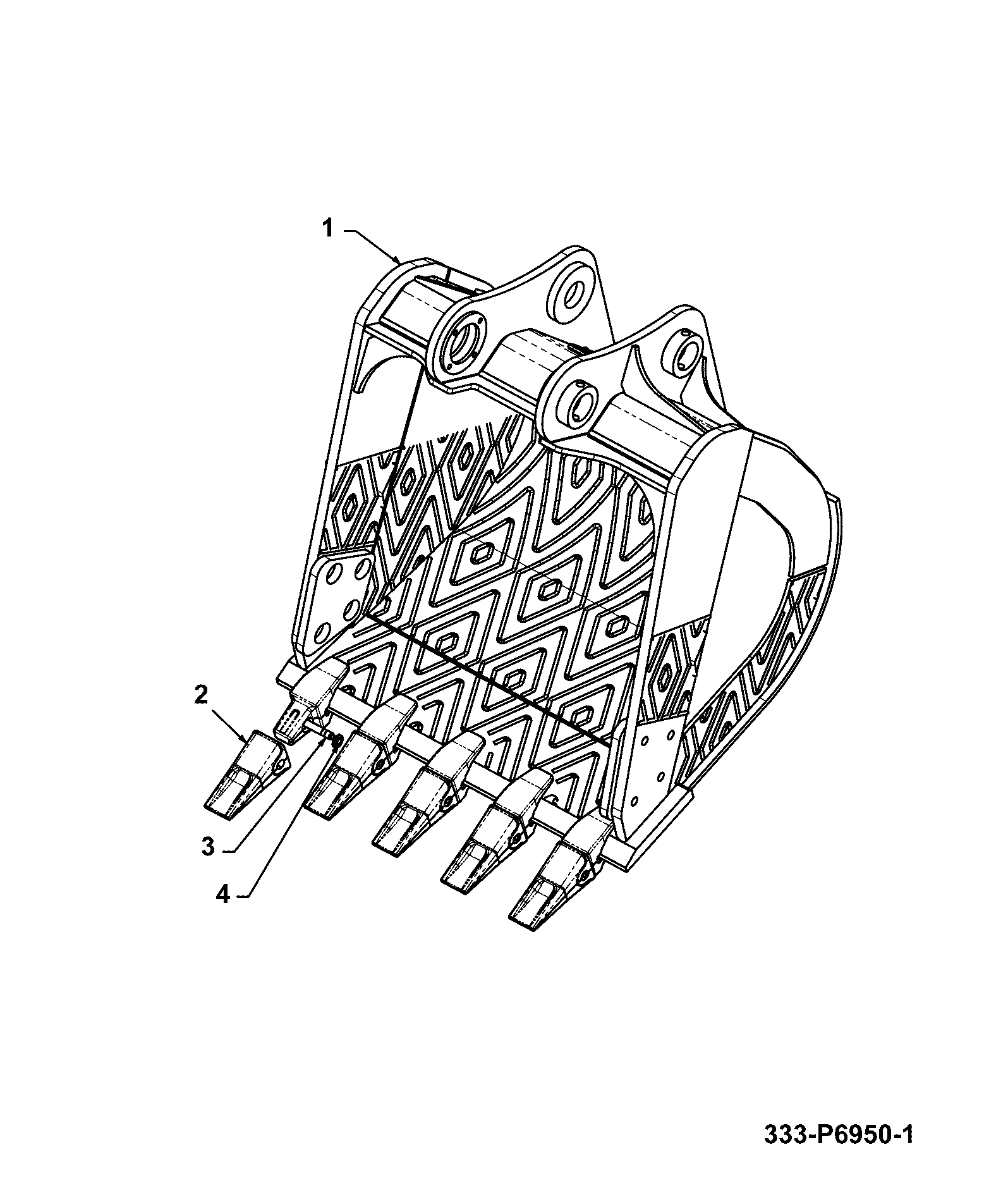 Ковш 332/L5660 JCB