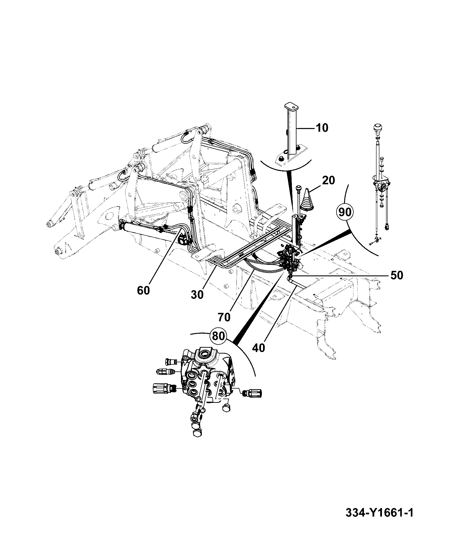Контур 334/Y1692 JCB