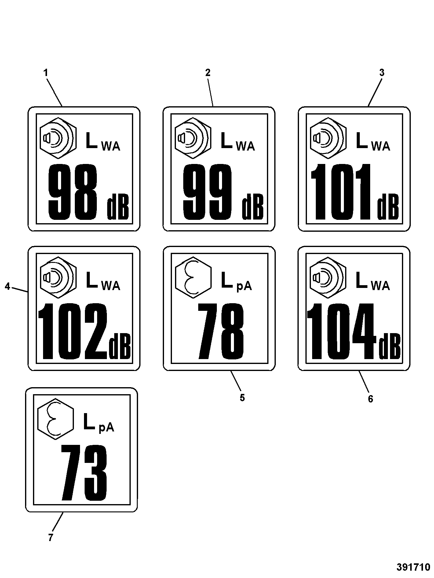 Табличка 817/17524 JCB