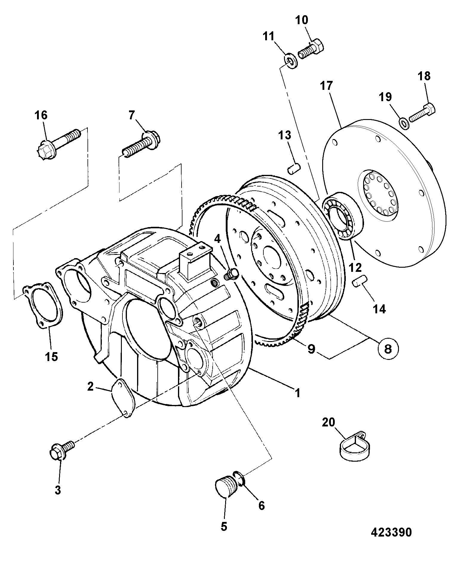 Корпус 02/912552 JCB