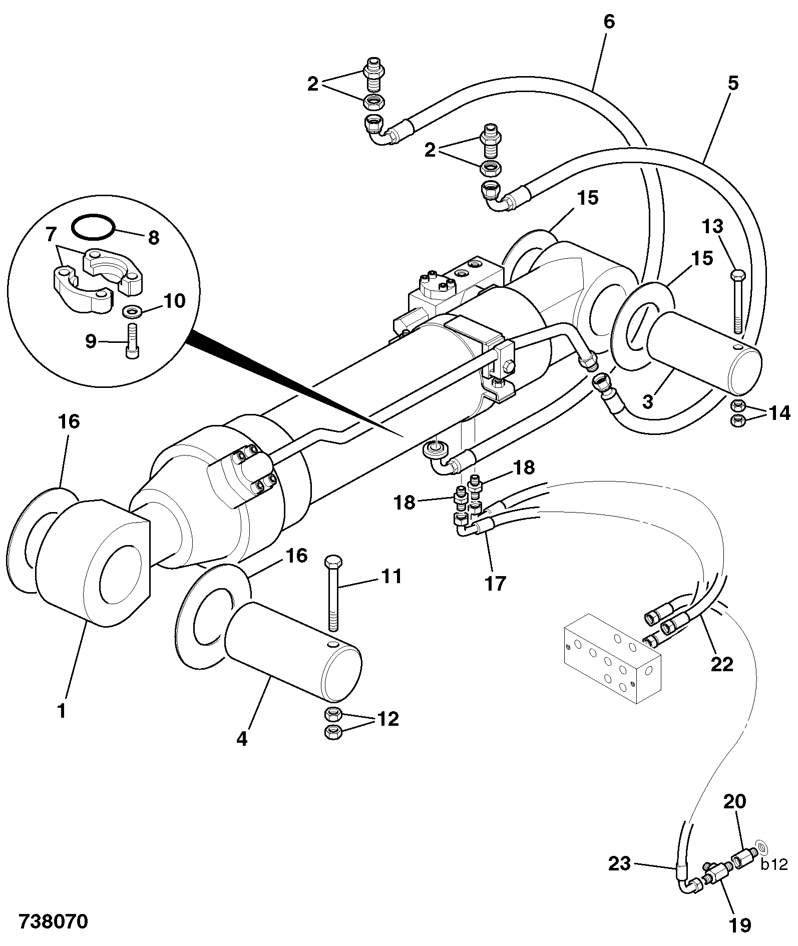 Шланг JNV1528 JCB