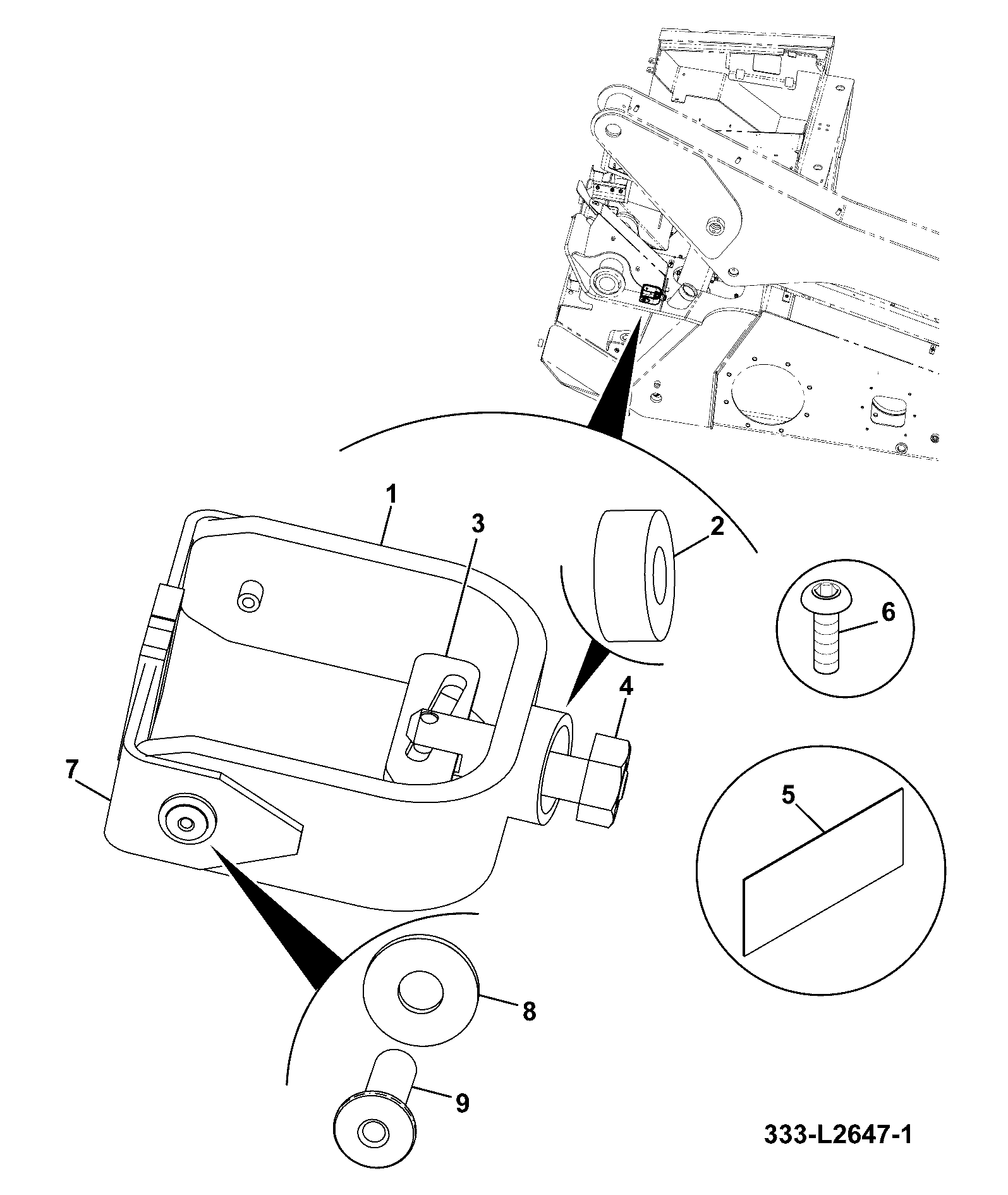 Стойка 333/L2642 JCB