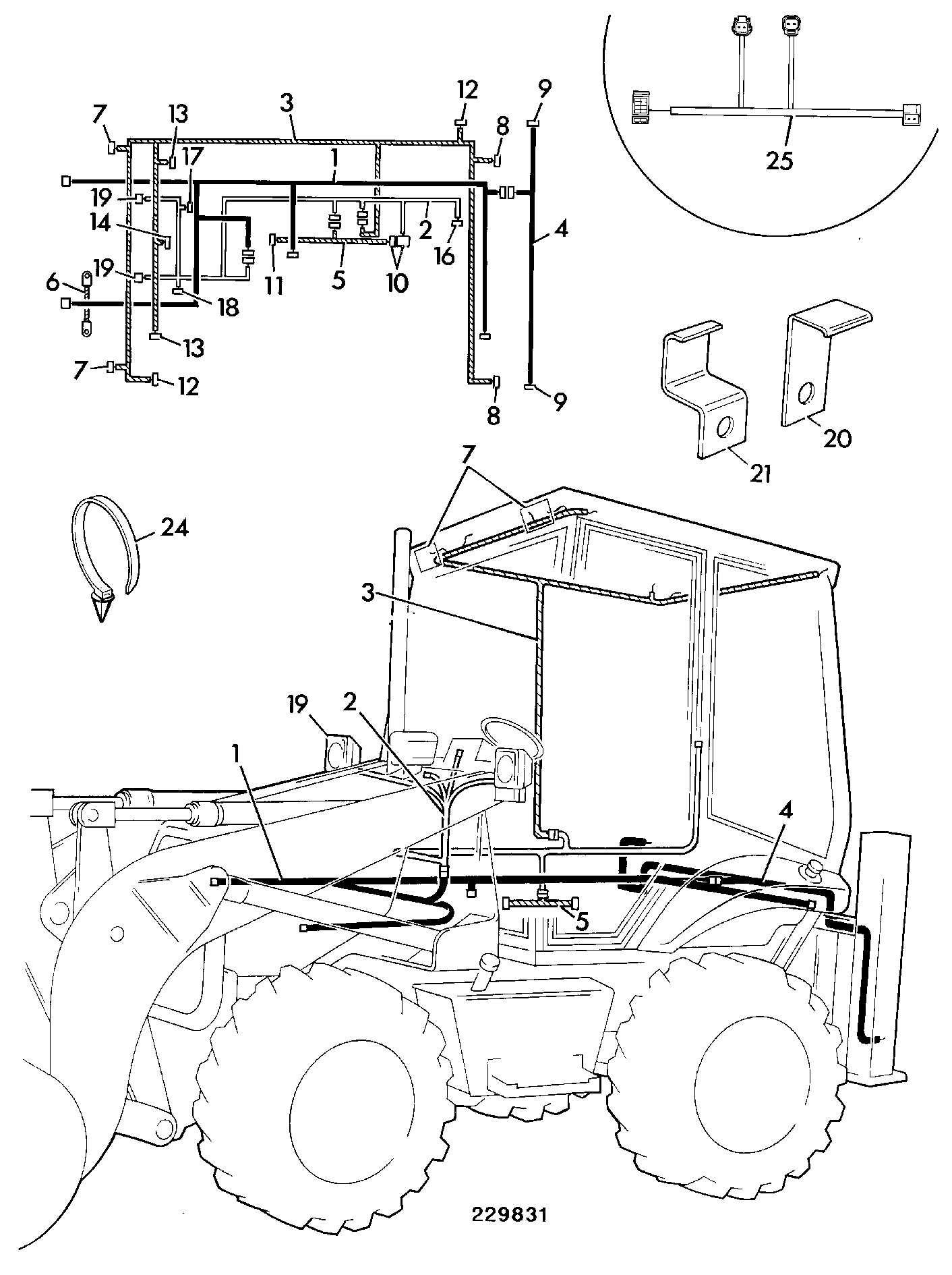 Крепление 7241/0024 JCB