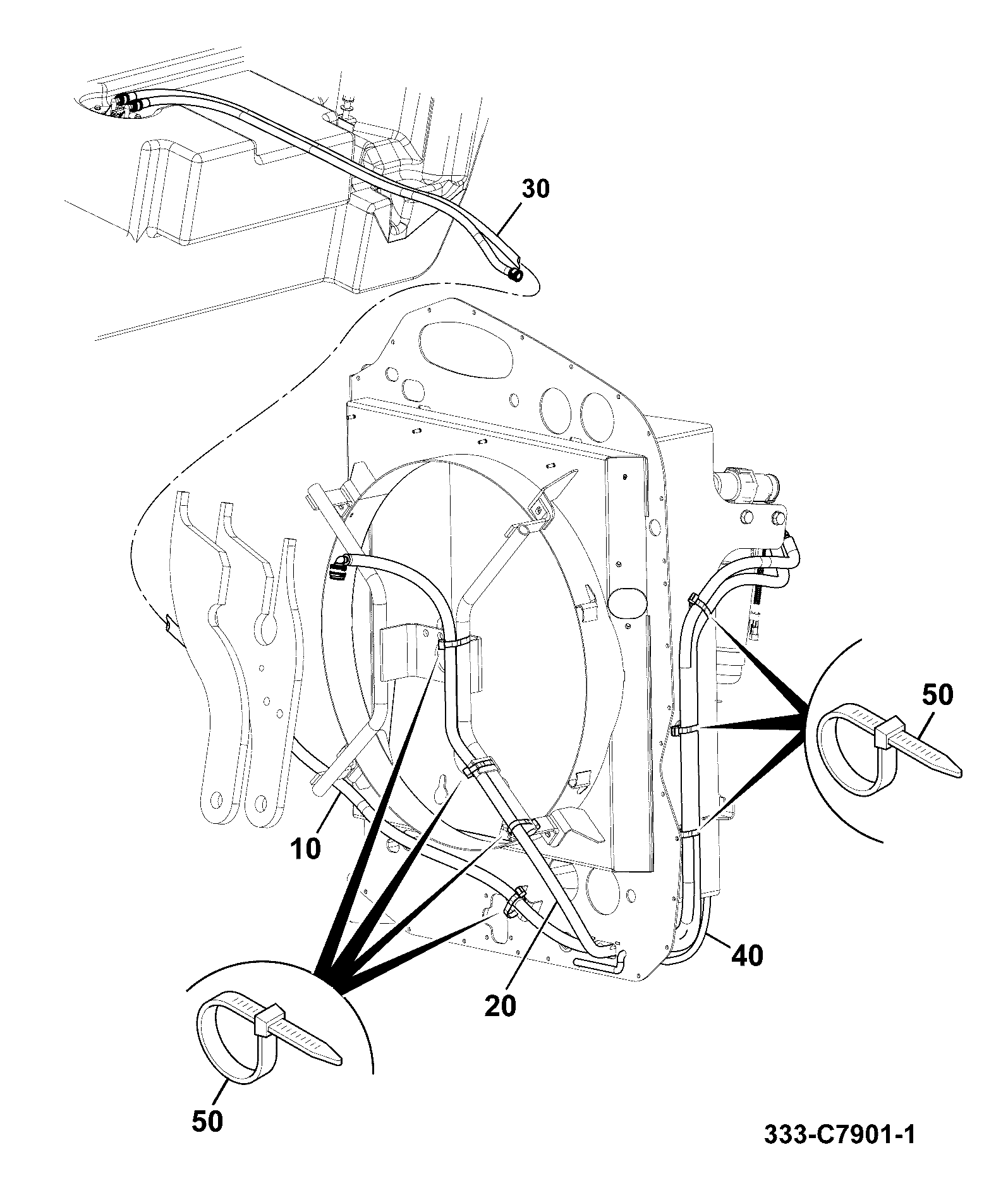 Шланг 332/H5871 JCB