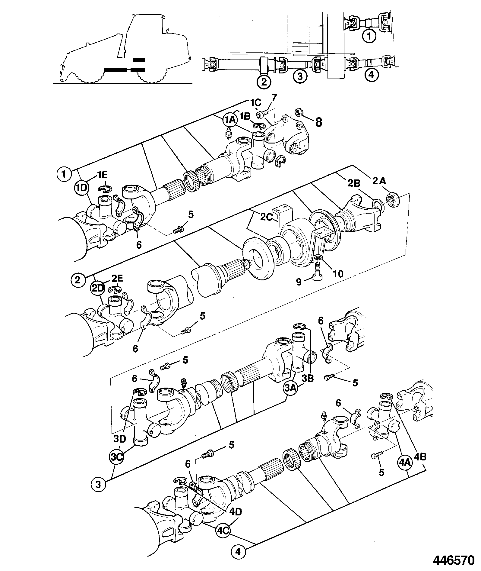 комплект 998/10361 JCB