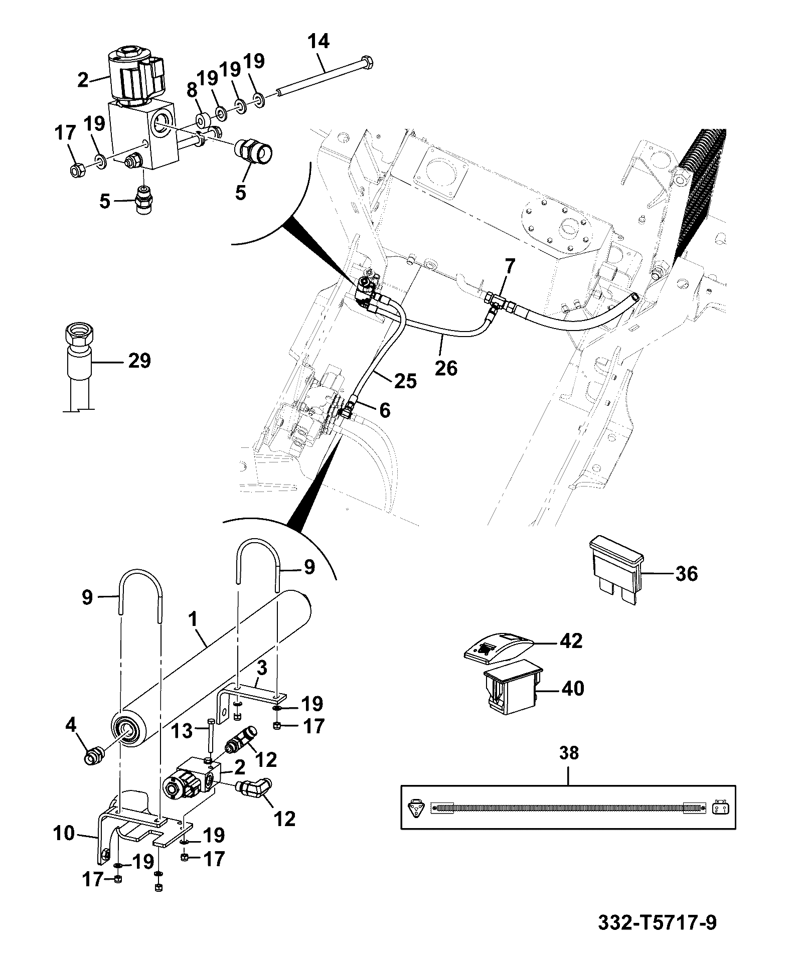 Крепление 333/U1964 JCB