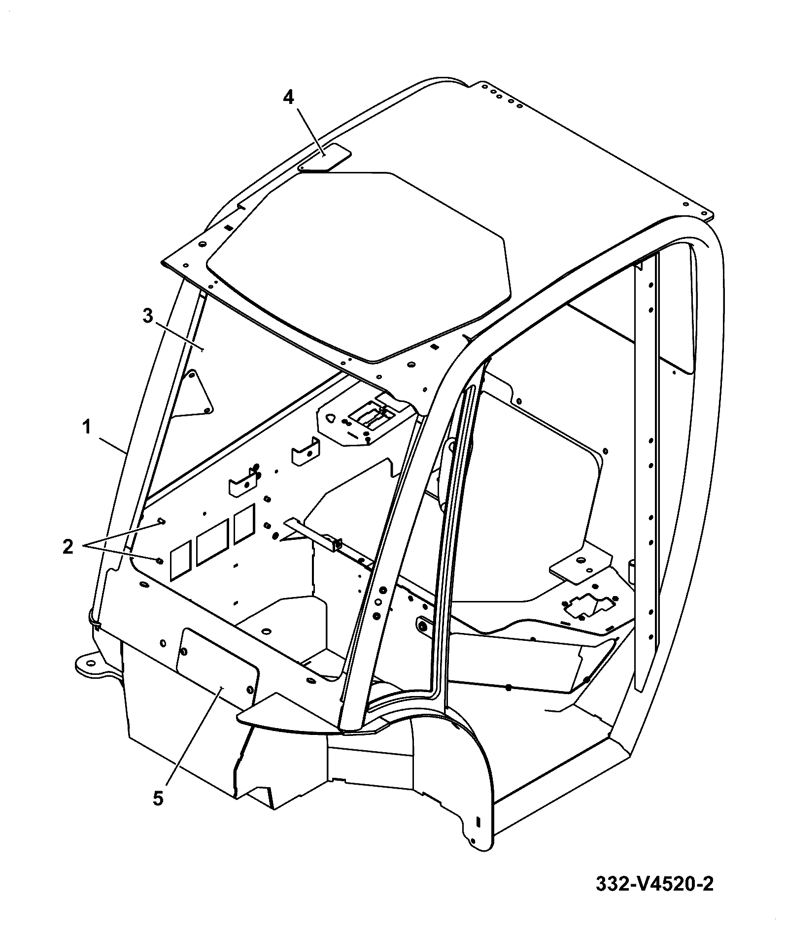 Комплект 332/V4533 JCB