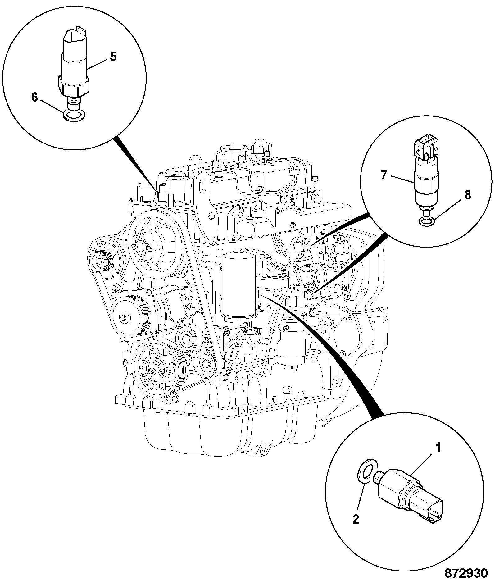Цилиндр 320/20105 JCB