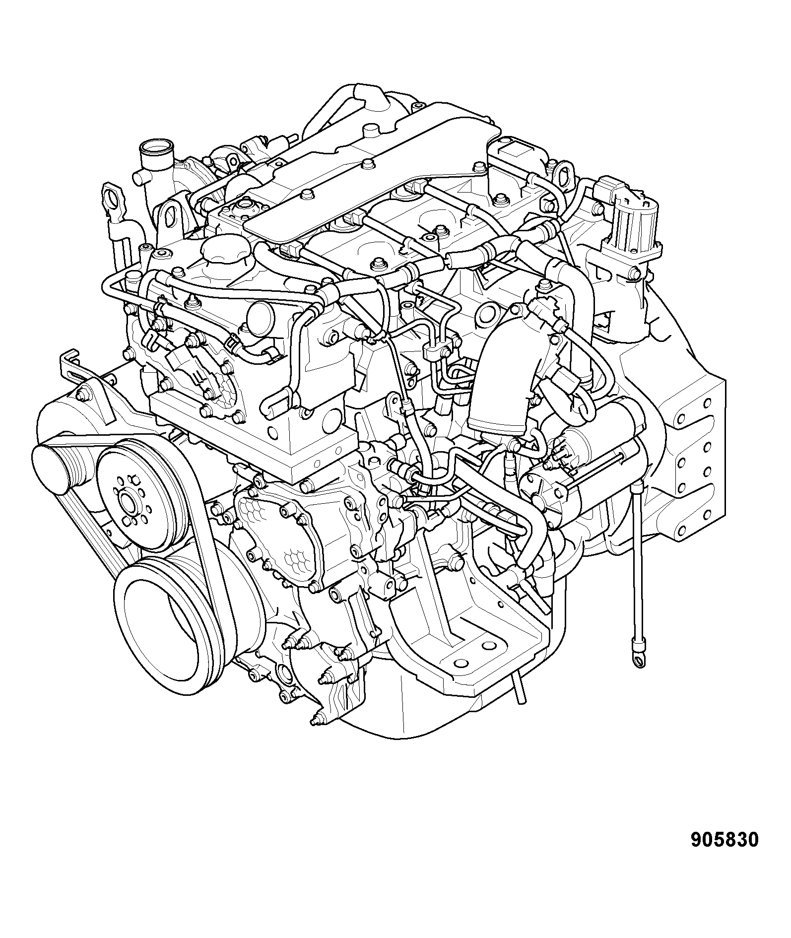 двигатель 01/145386 JCB