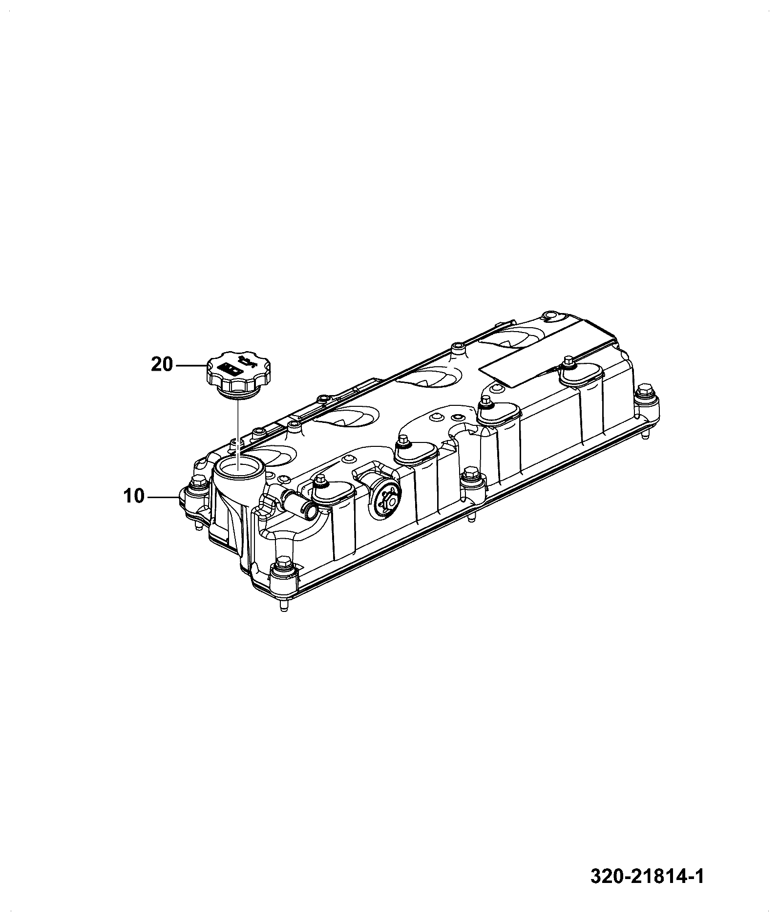 колпачок 320/B4020 JCB