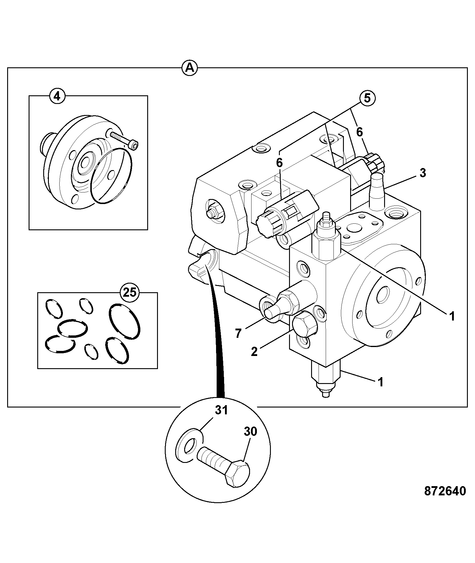 Клапан 20/952309 JCB