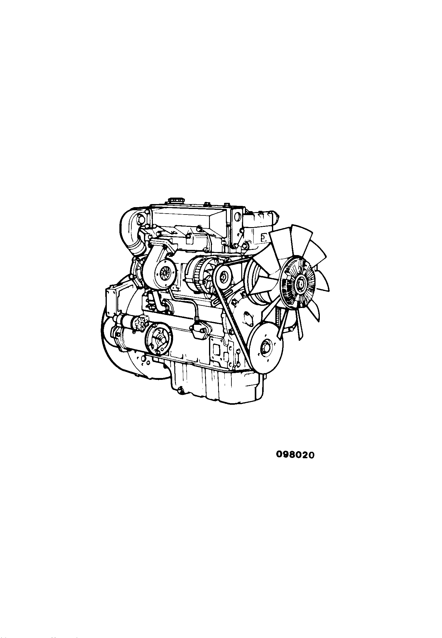 двигатель 01/123900 JCB