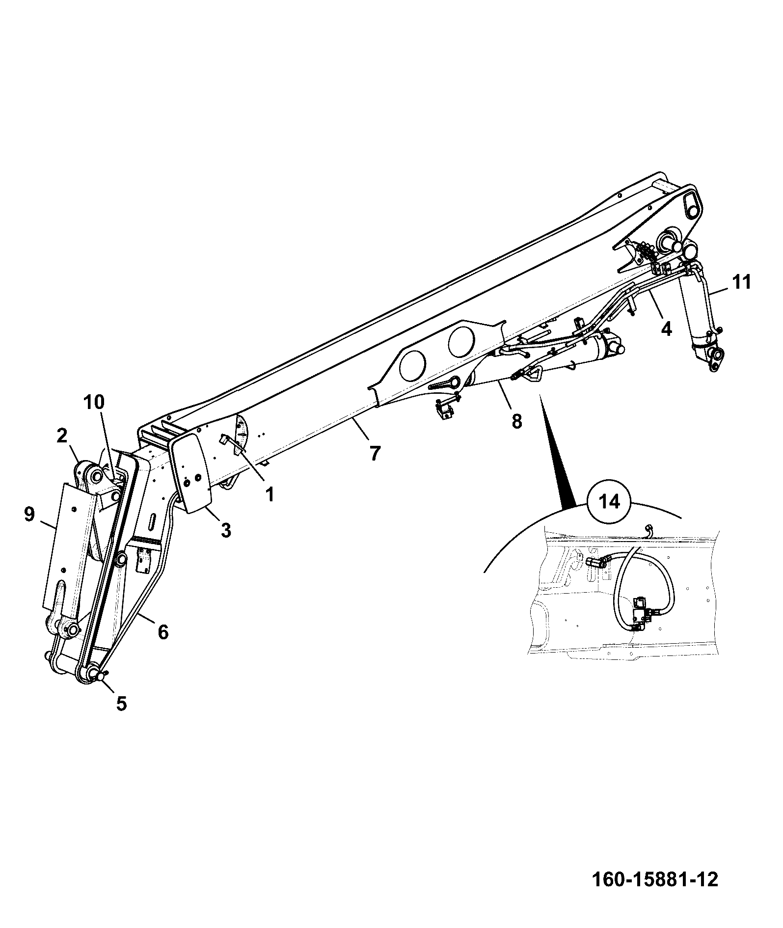 Накладка 160/00994 JCB