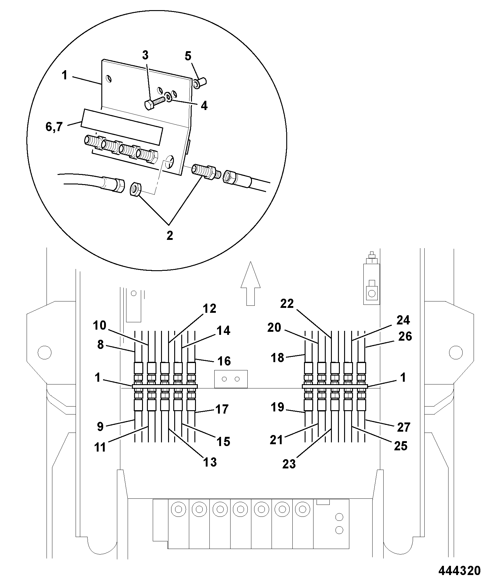 Пластина 335/05192 JCB